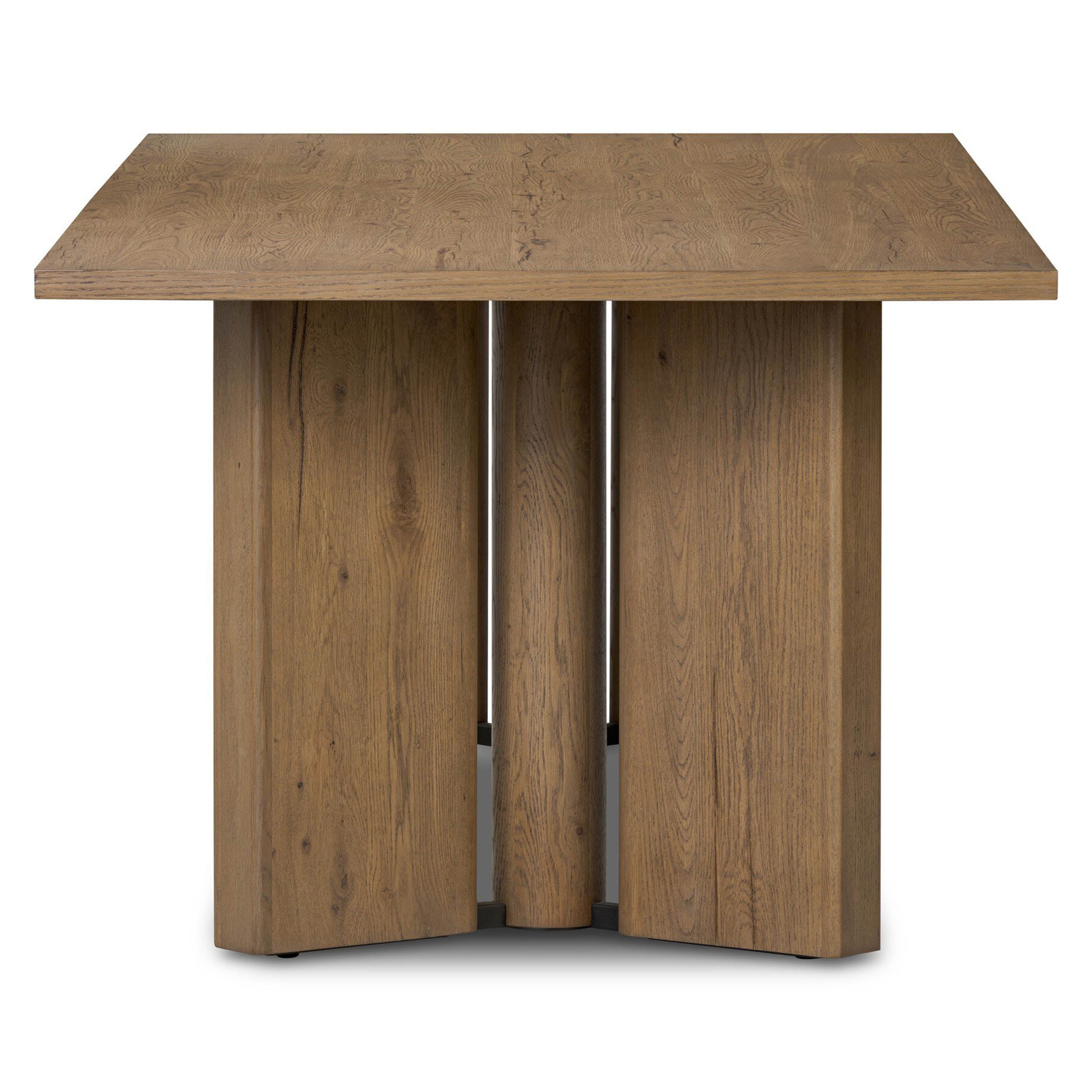 Huxley Dining Table, Rubbed Light Oak Veneer