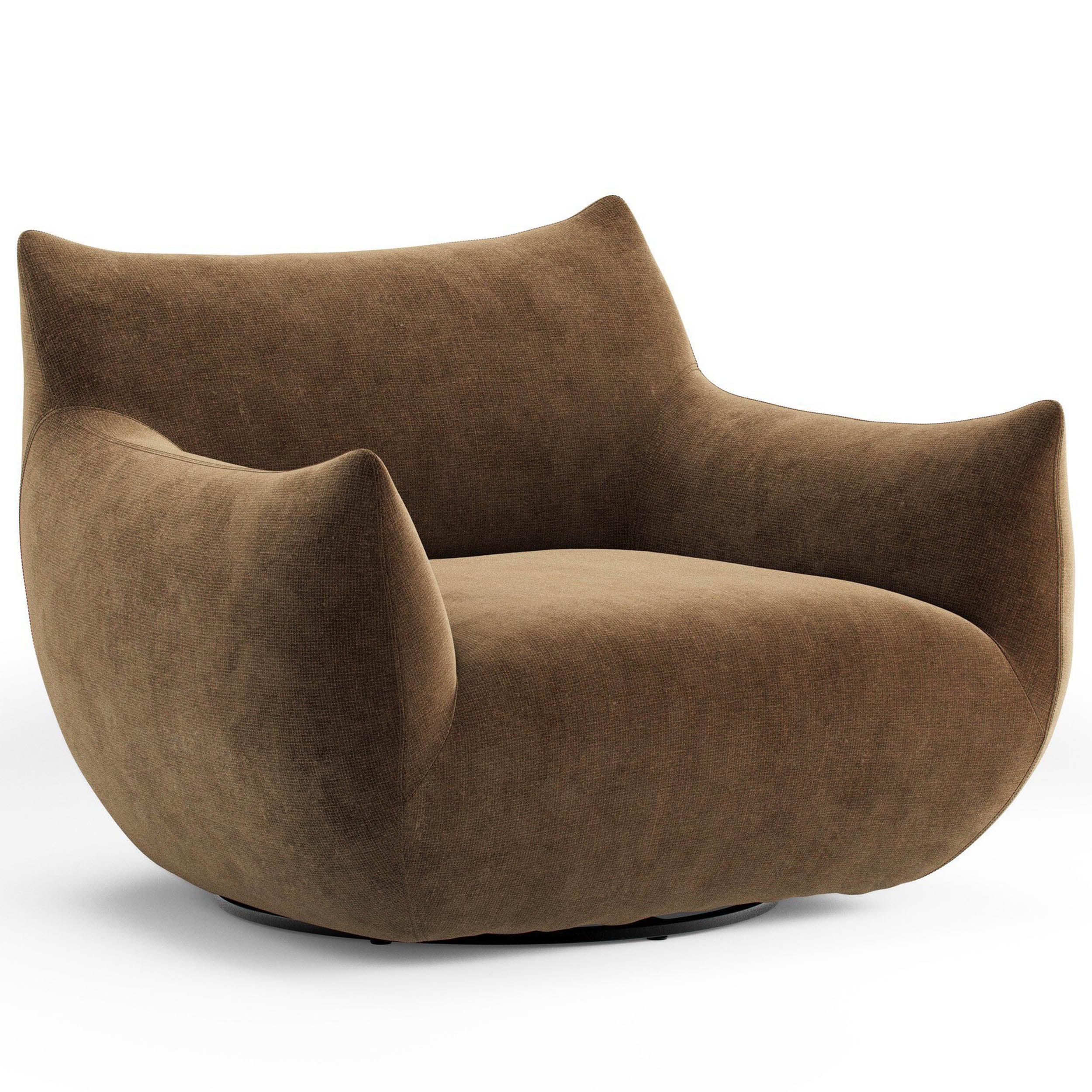 Margot Swivel Chair, Altair Mushroom