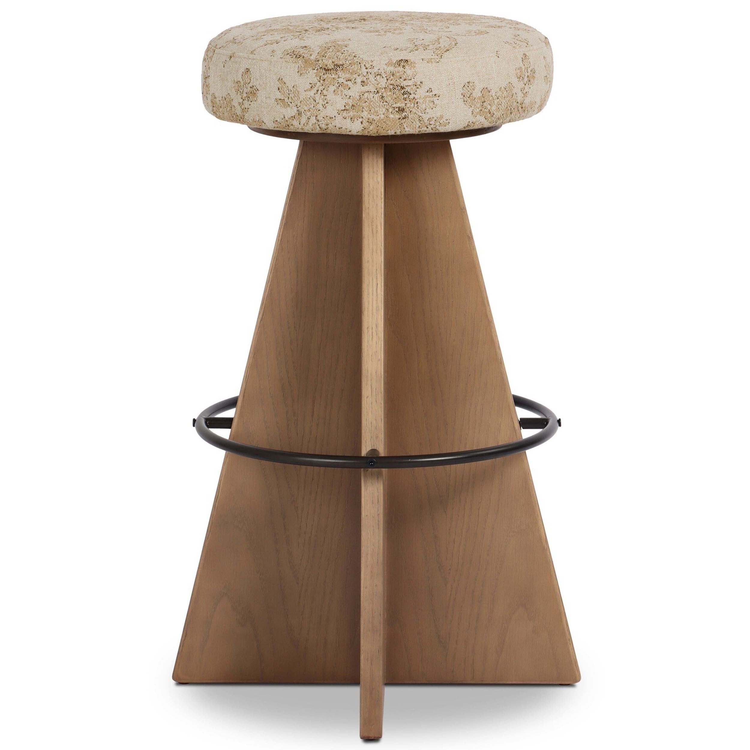 Damon Swivel Bar + Counter Stool, Fallingbrook Natural