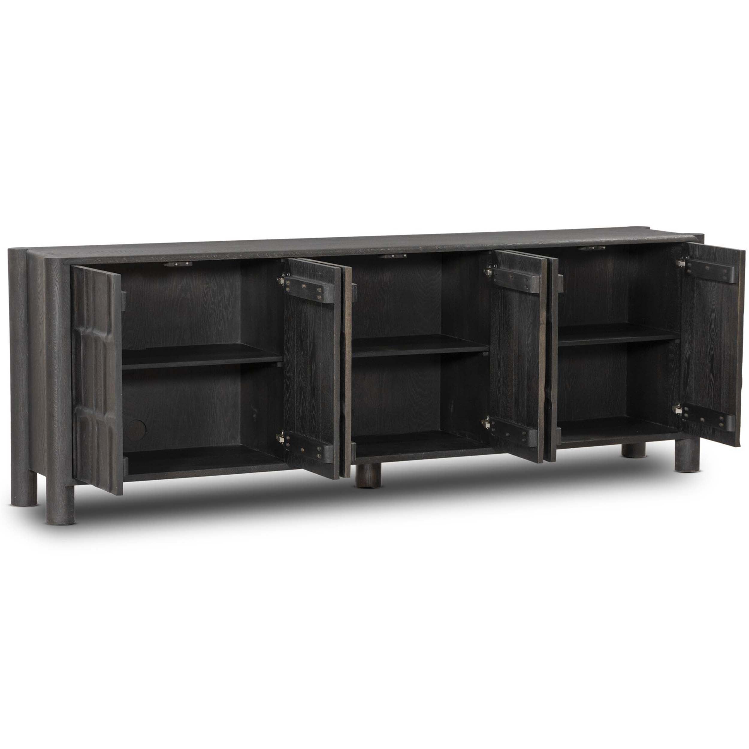 Ezri Sideboard, Black Oak