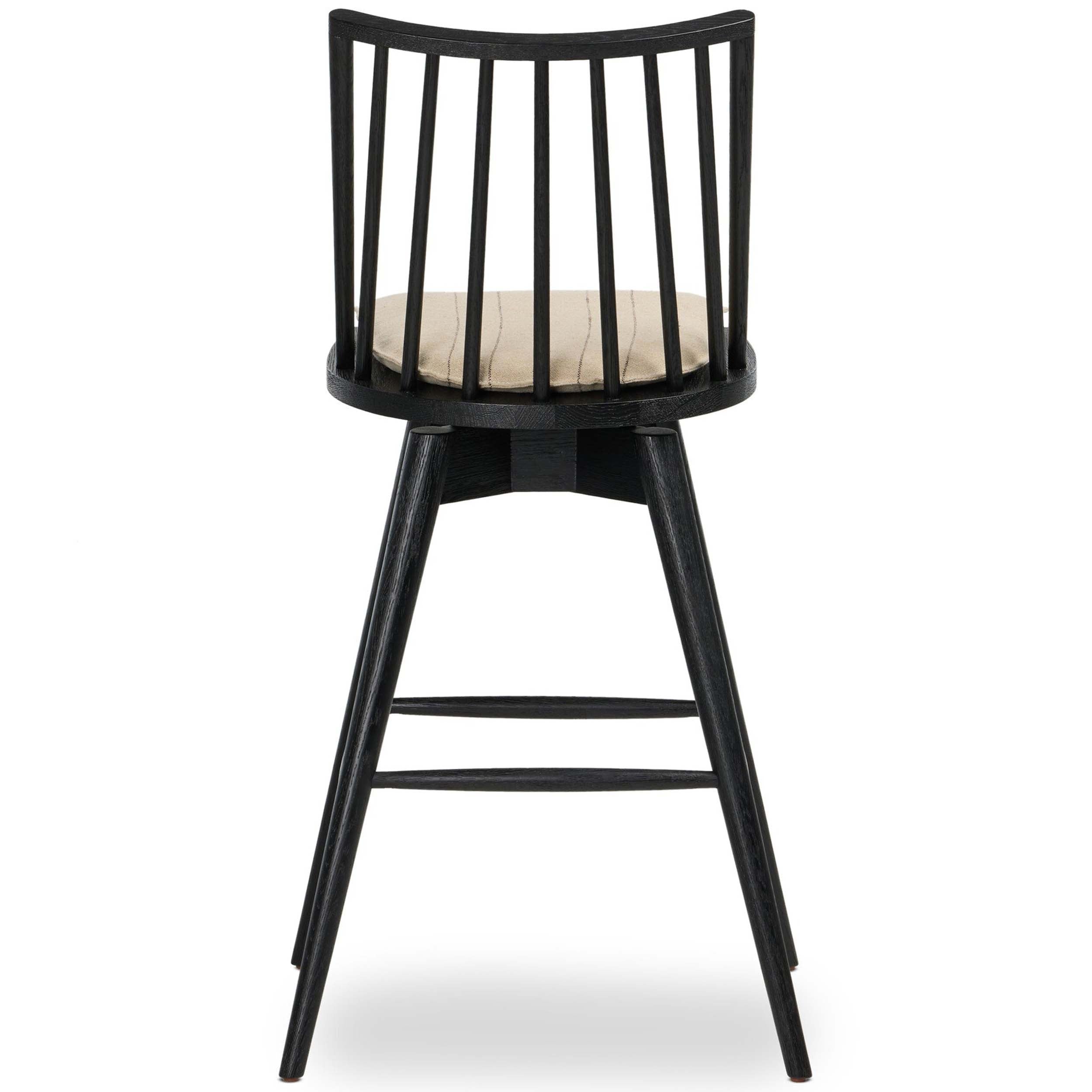 Lewis Swivel Bar + Counter Stool, Lavon Flint