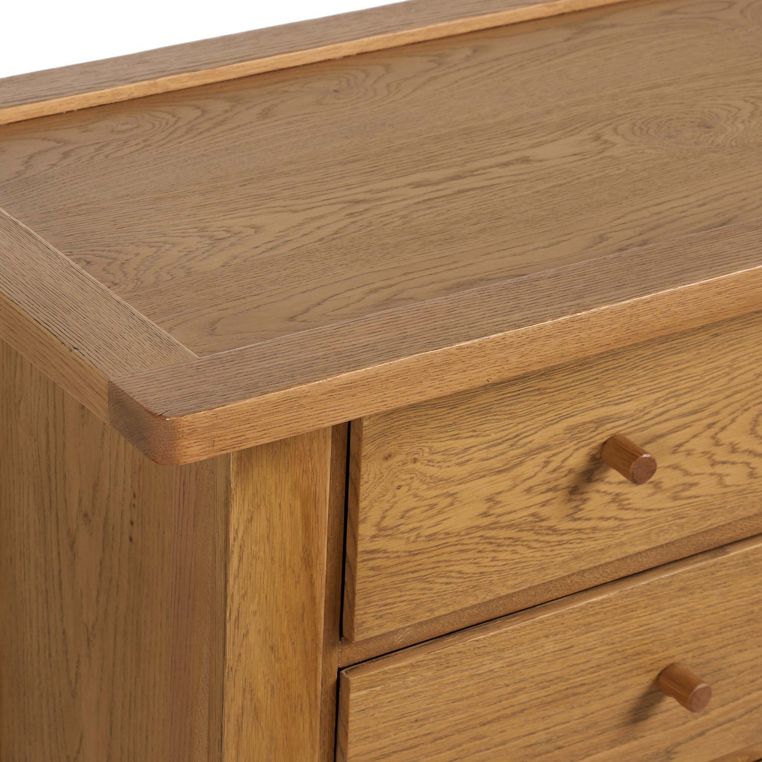Millbrook Dresser, Natural Light Oak Veneer