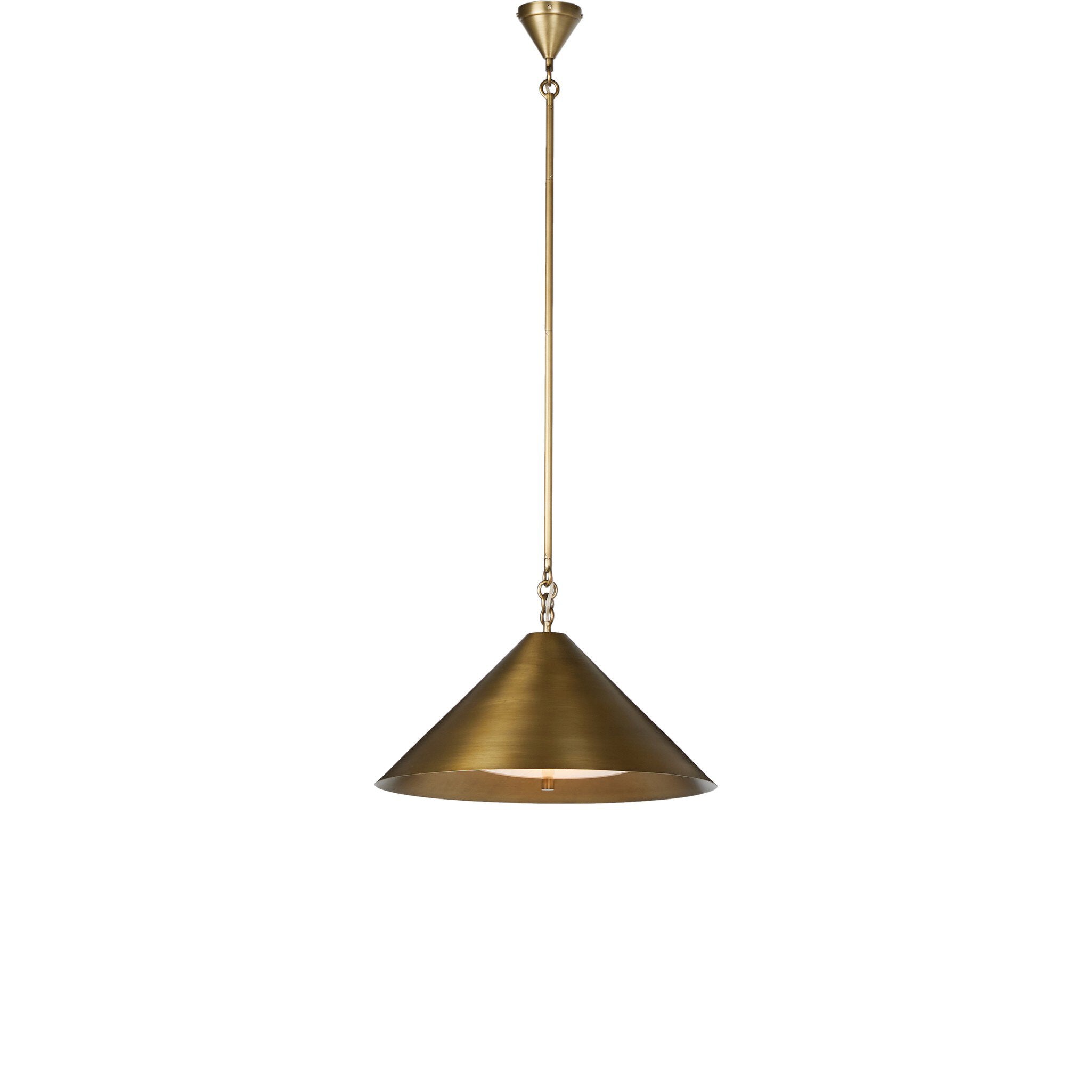 Mozelle Pendant, Milk Glass