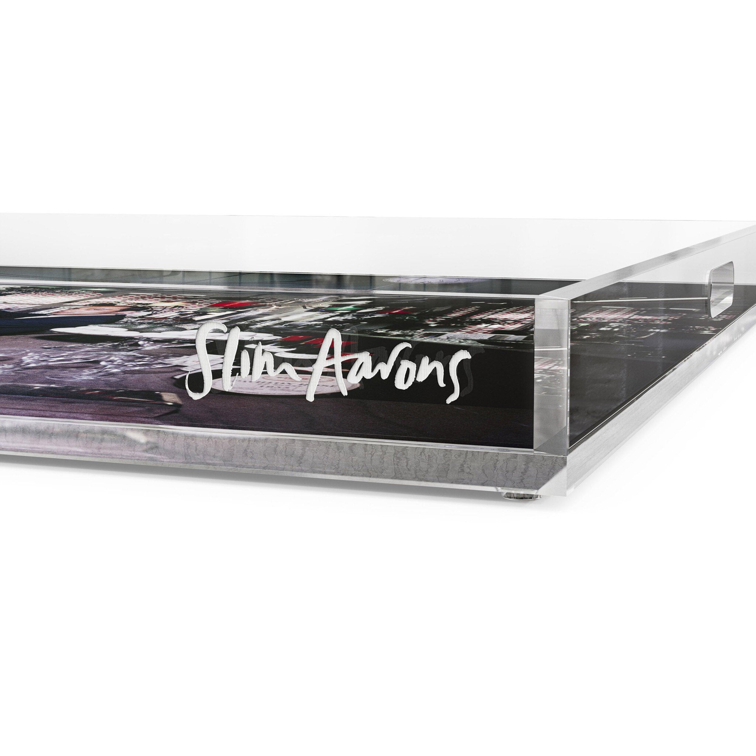Nicholsons Tray by Slim Aarons, 1/4" Clear Cast Acrylic