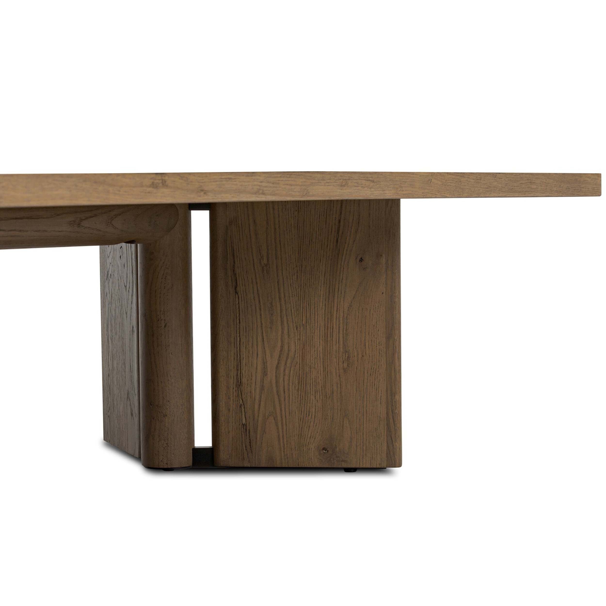Huxley Coffee Table, Rubbed Light Oak Veneer
