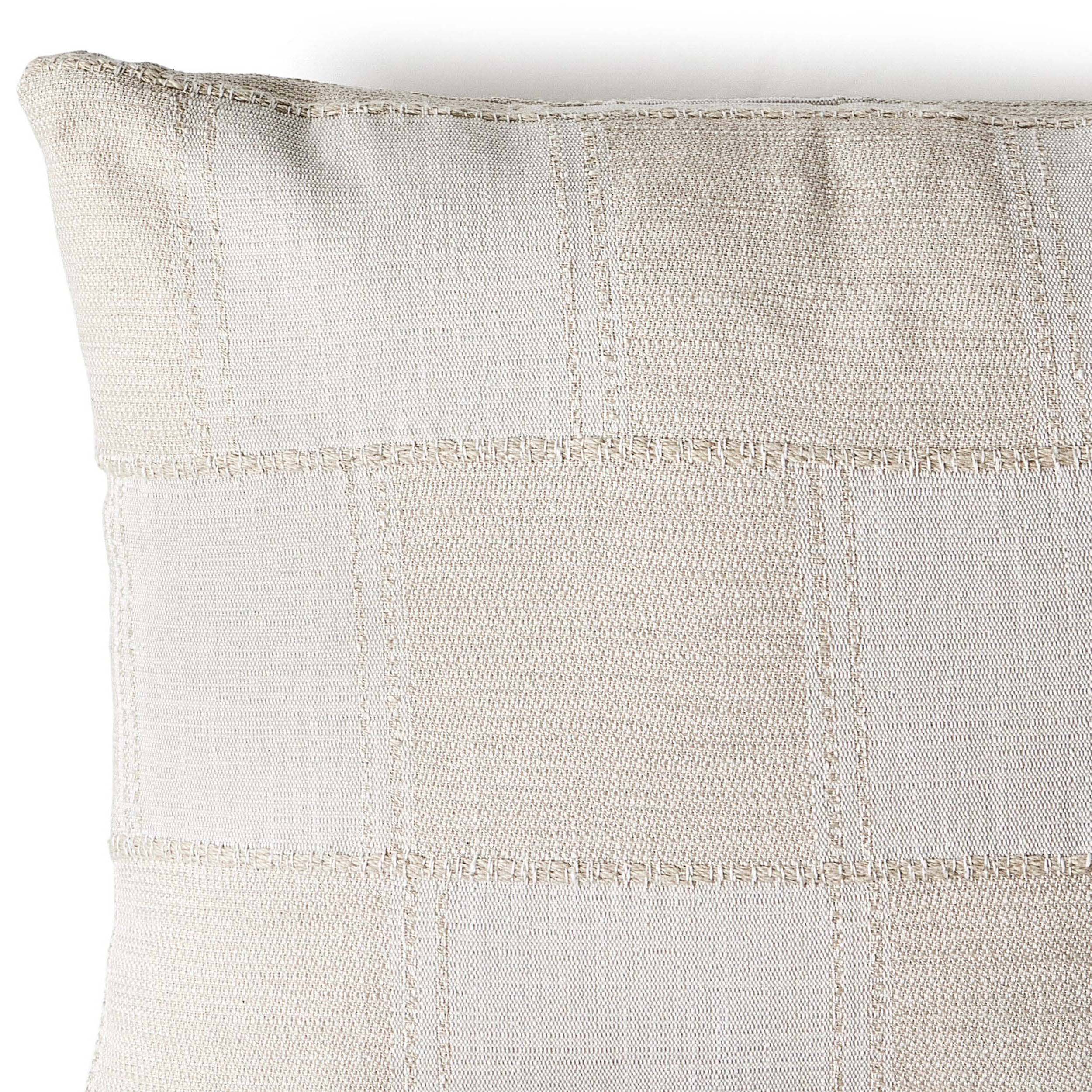 Tate Pillow, Thomwell Cream, Cover + Insert