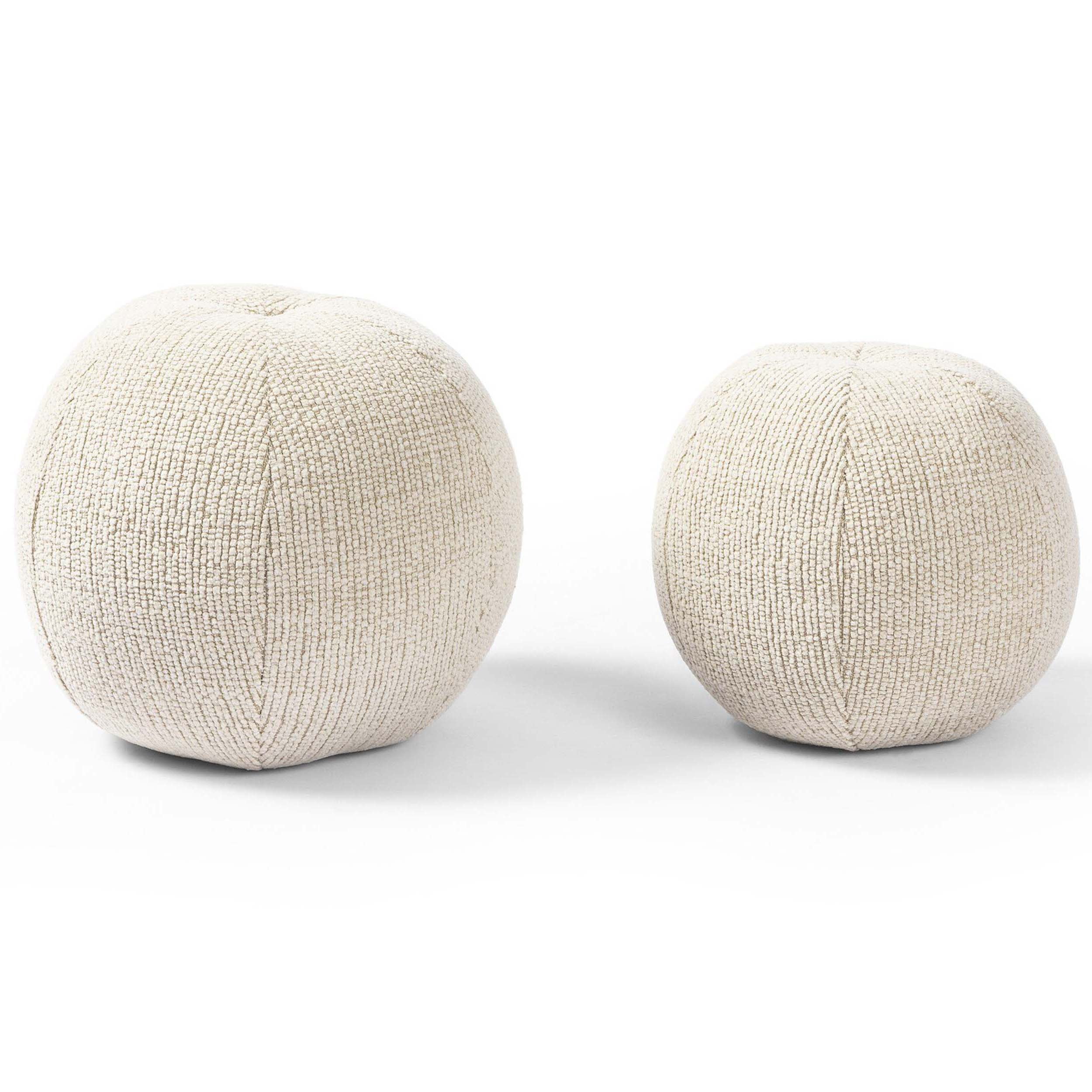 Balle Outdoor Pillow Set Of 2, Leto Cream