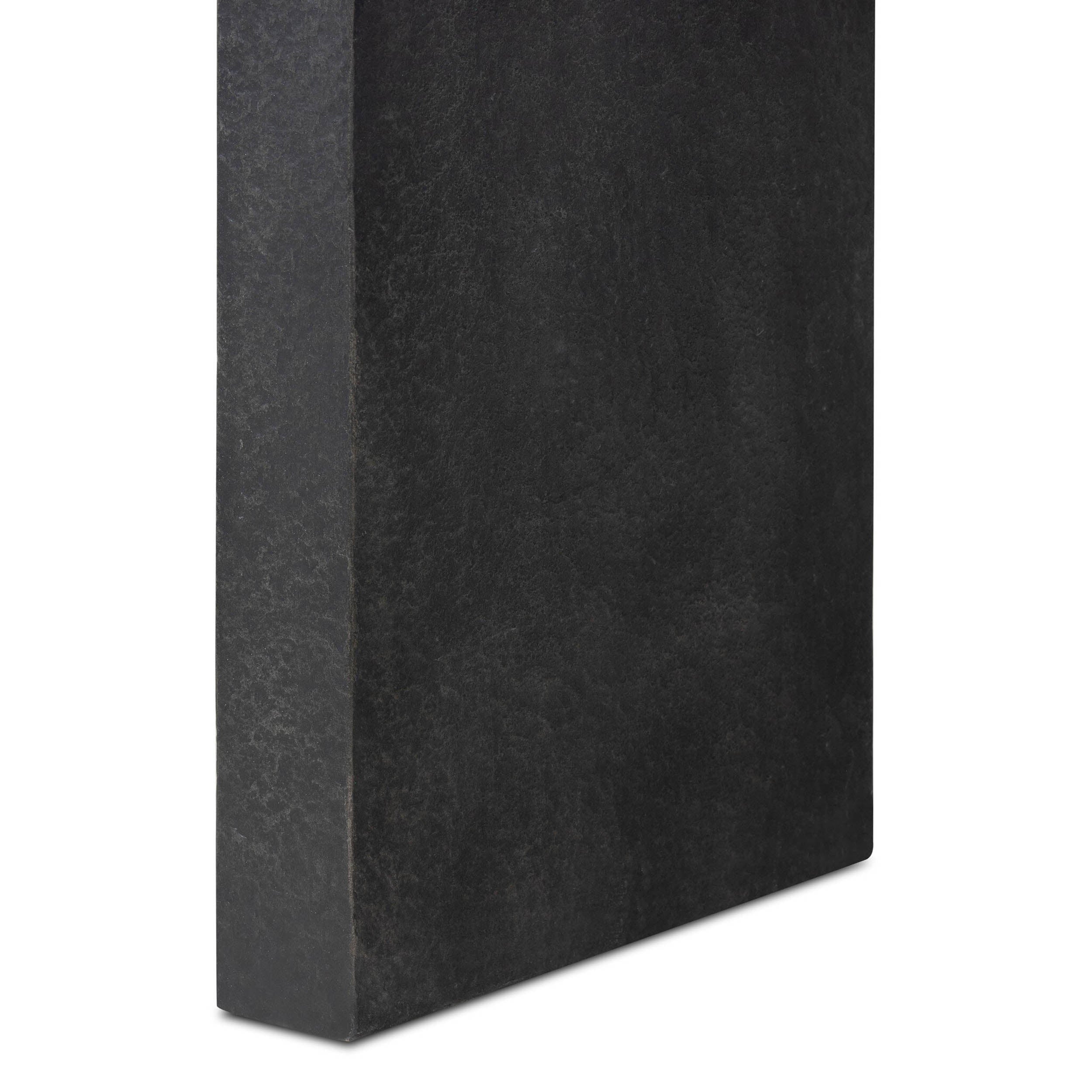 Huesca Outdoor Console Table, Distressed Graphite Concrete