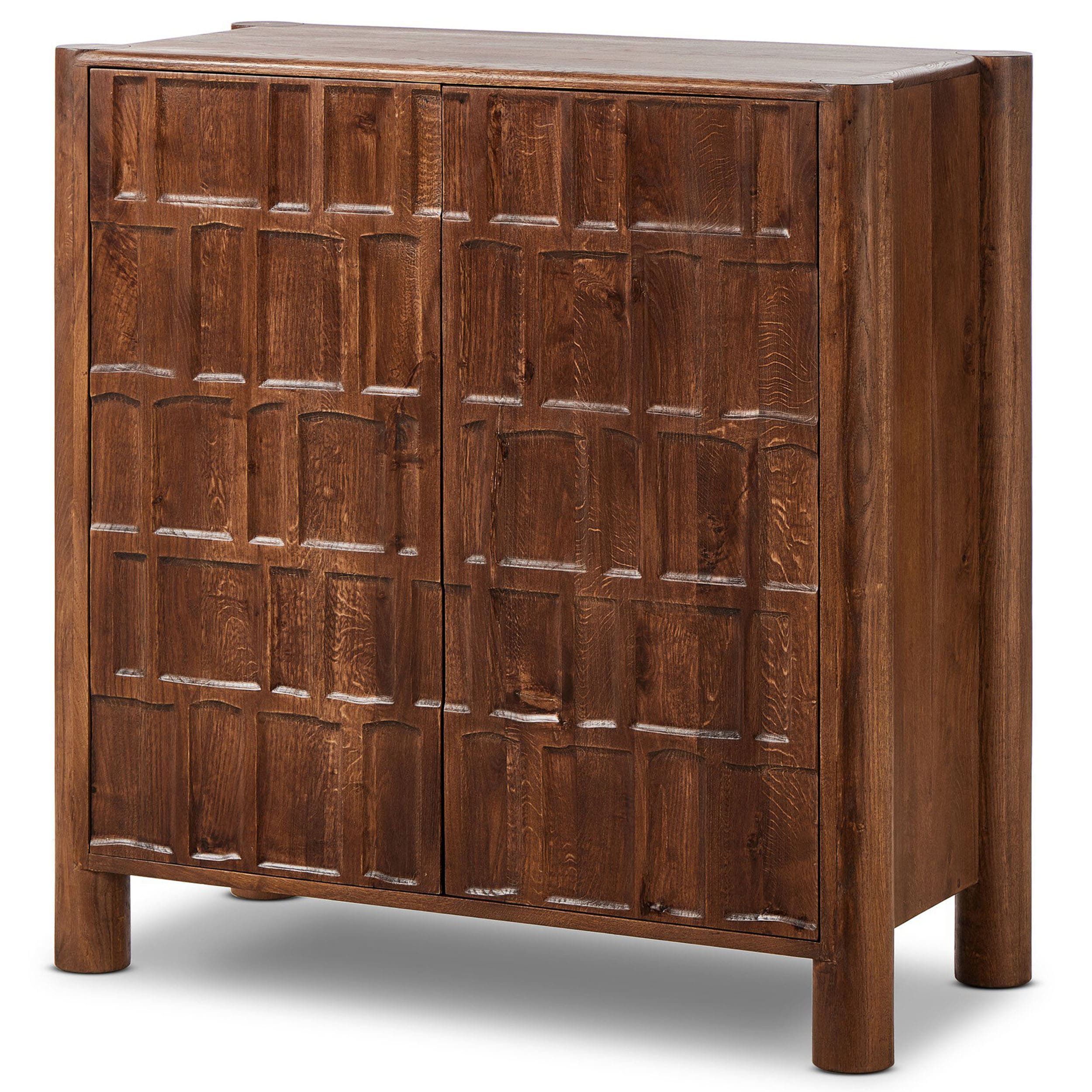 Ezri Bar Cabinet, Cocoa Oak