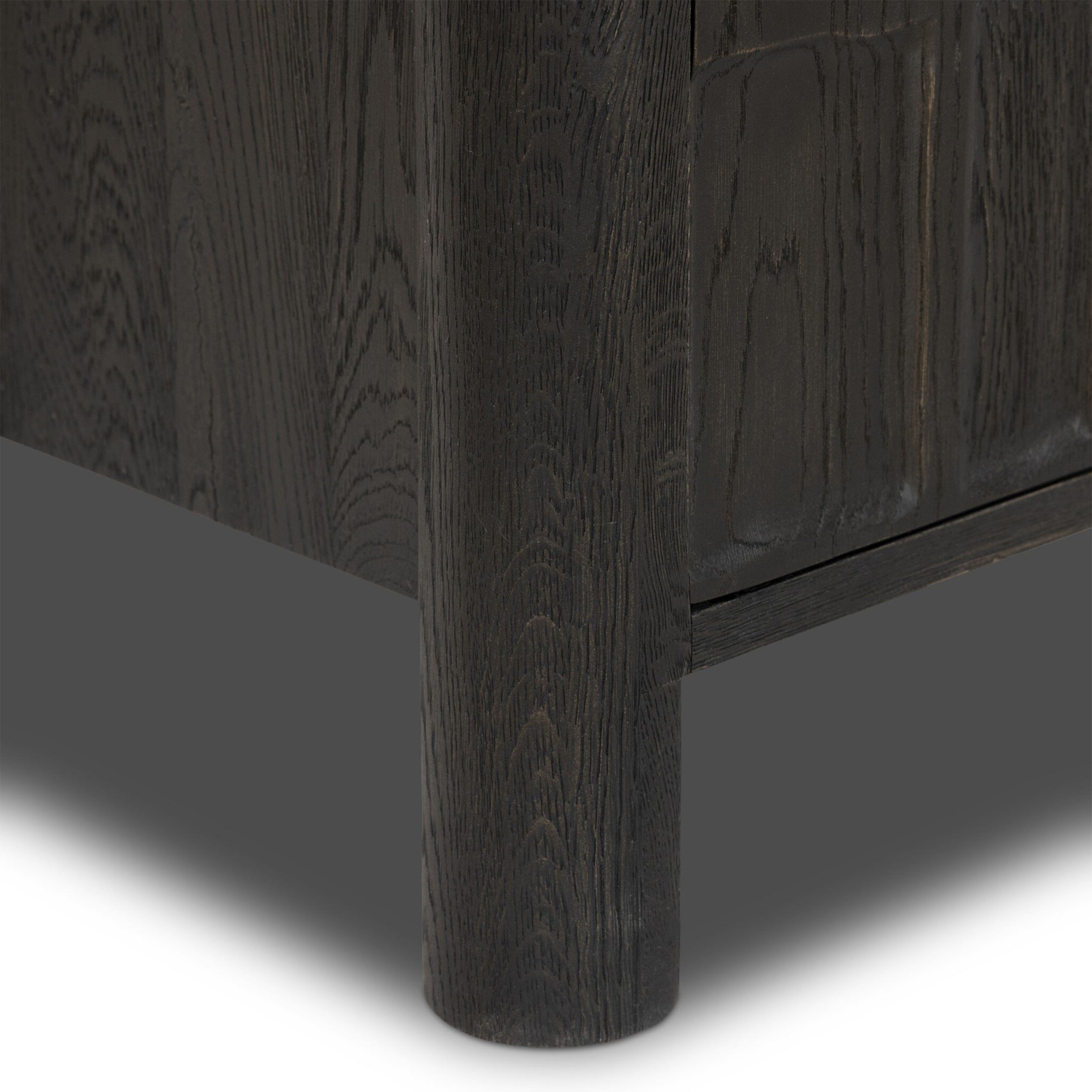 Ezri Bar Cabinet, Black Oak