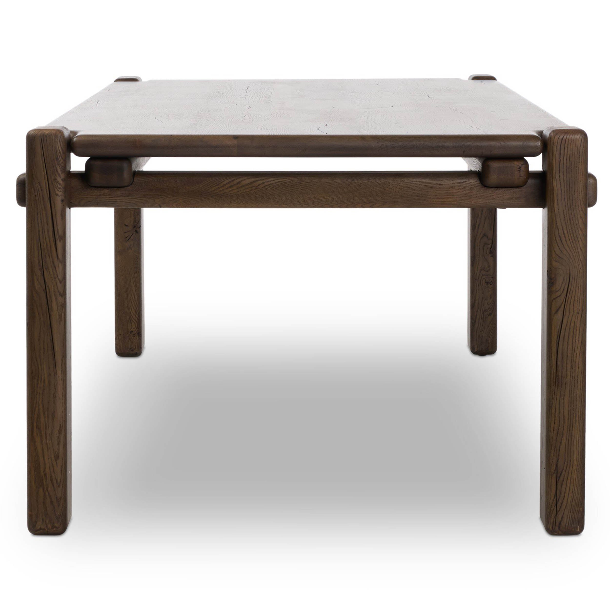 Marcia Dining Table 120", Grey Reclaimed French Oak