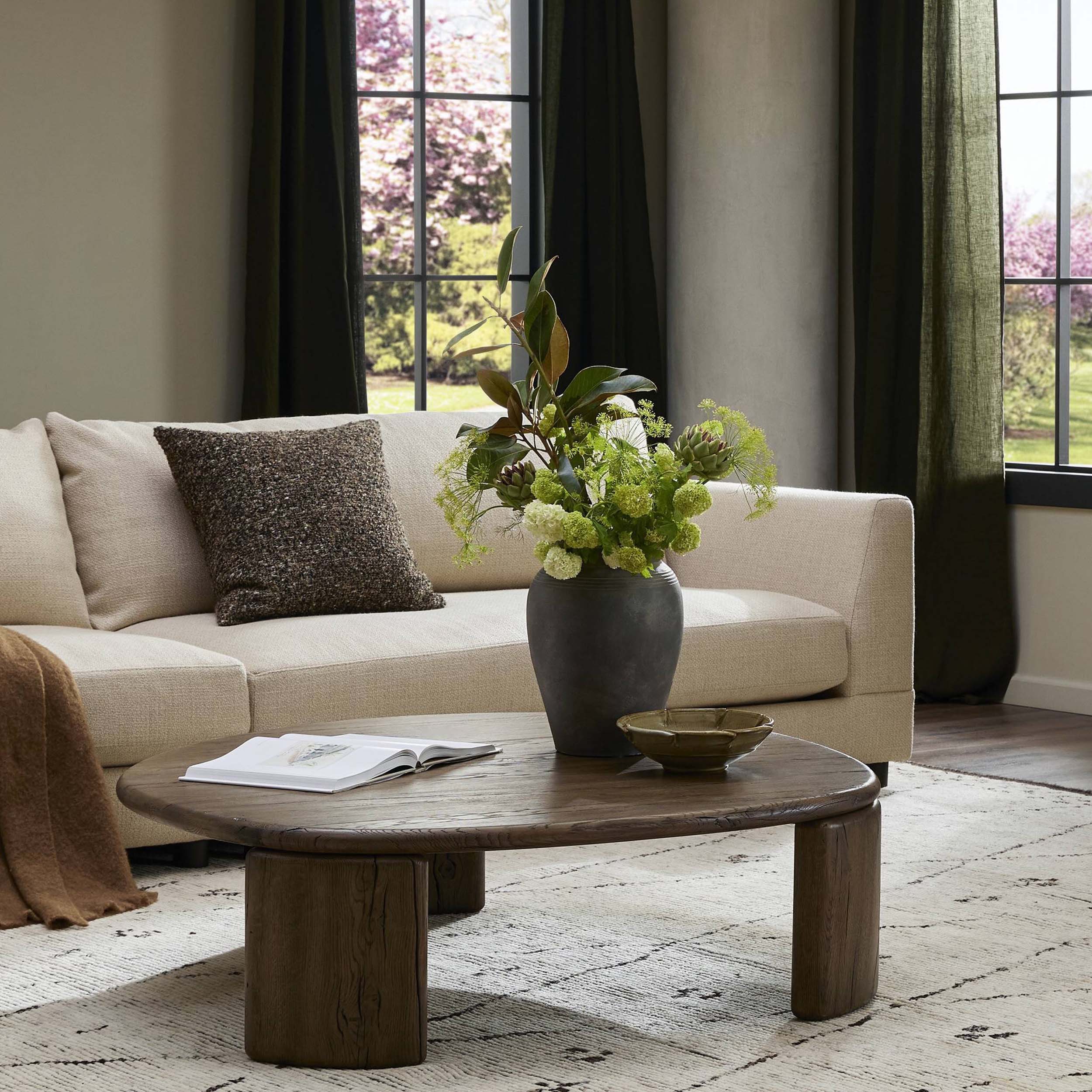 Falco Nesting Table, Grey Reclaimed French Oak