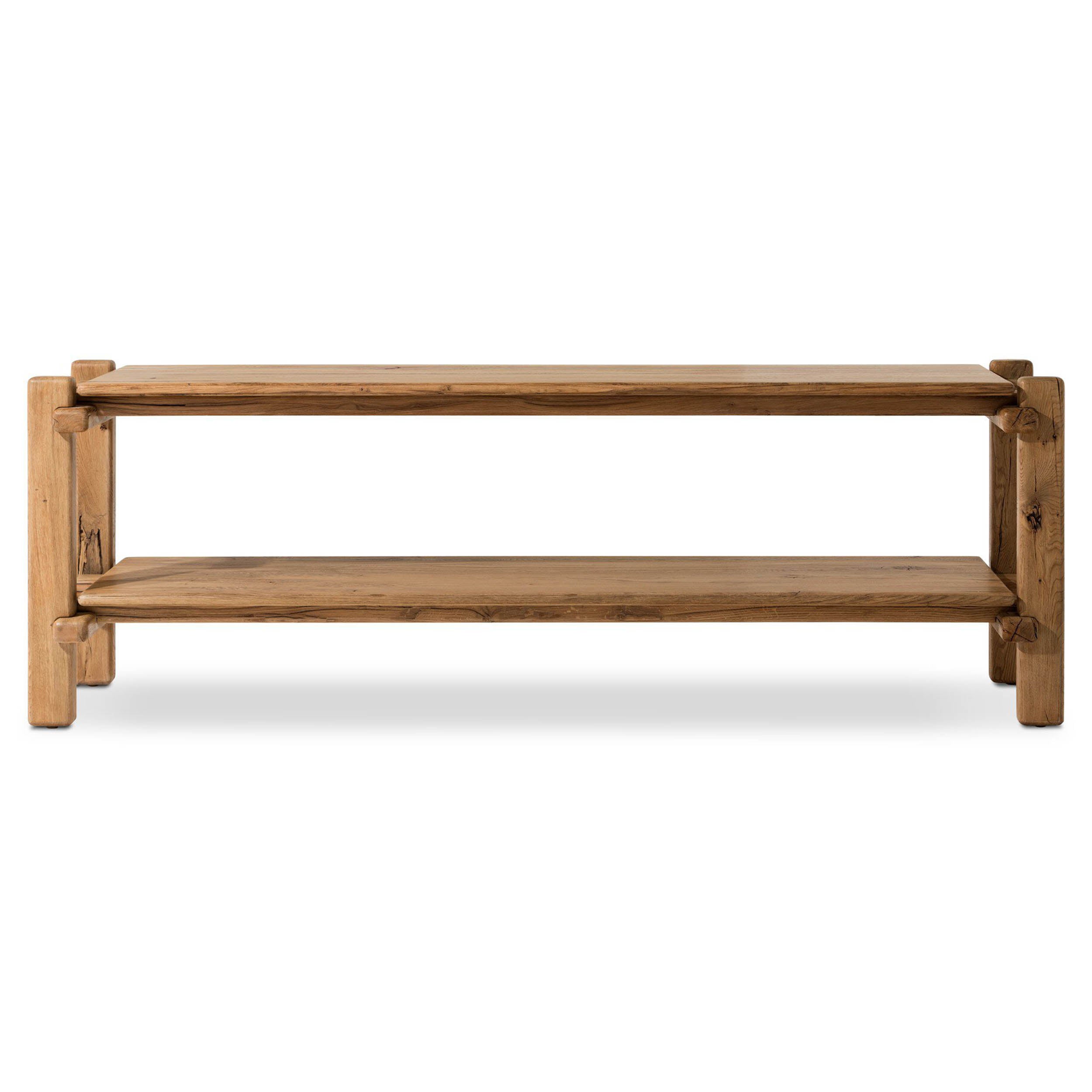 Marcia Console Table, Natural Reclaimed French Oak