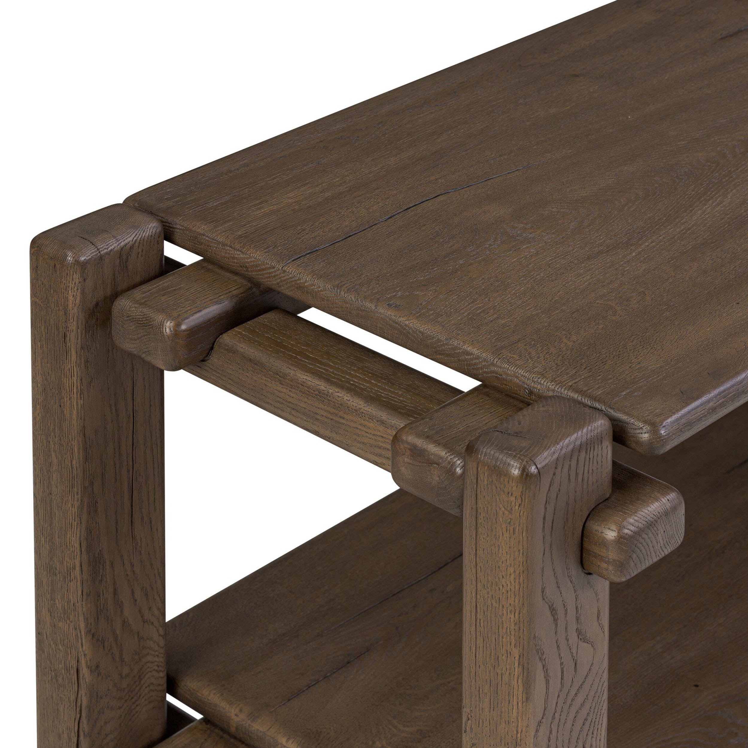 Marcia Console Table, Grey Reclaimed French Oak