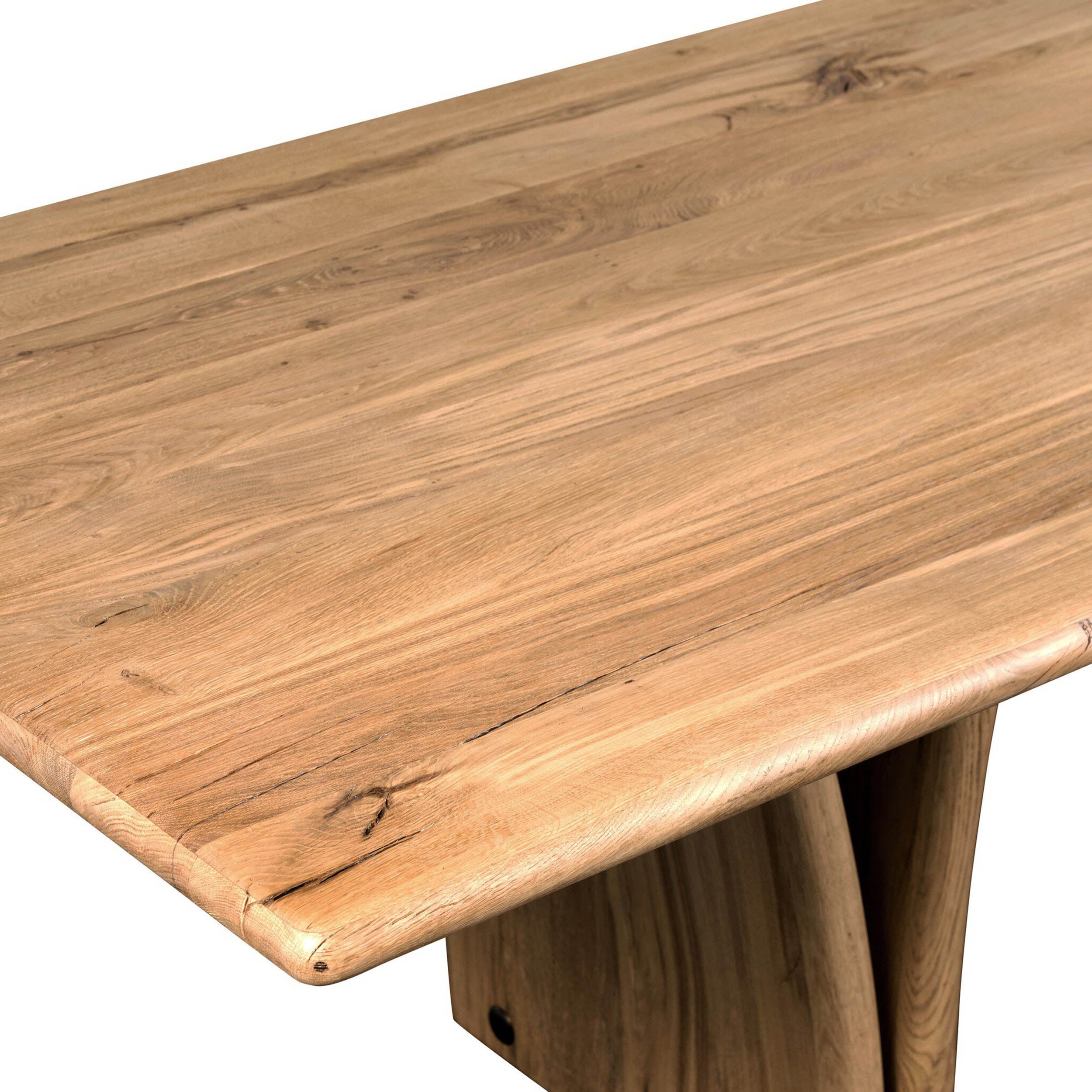 Marcon Dining Table, Natural Reclaimed French Oak