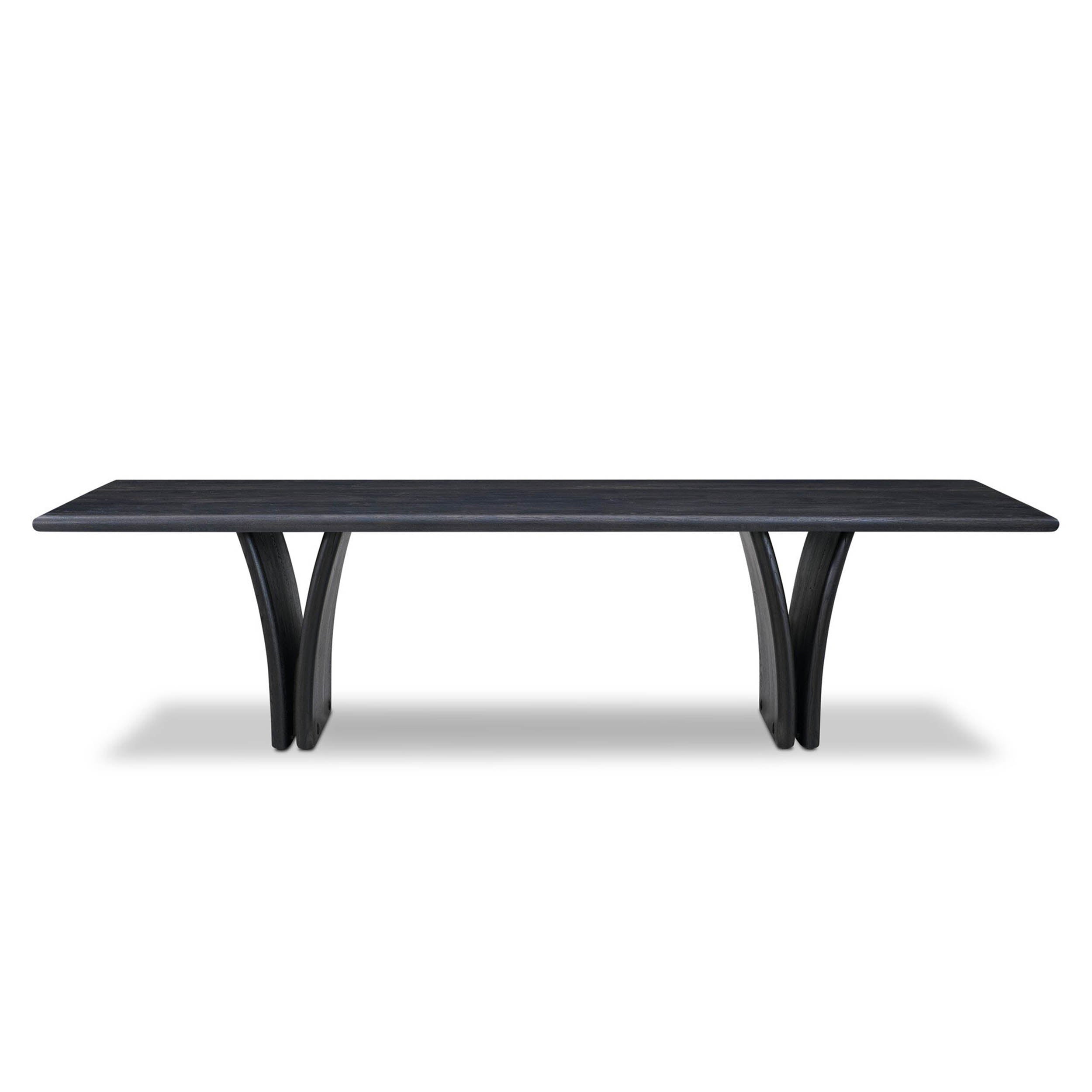 Marcon Dining Table, Dark Espresso Reclaimed French Oak