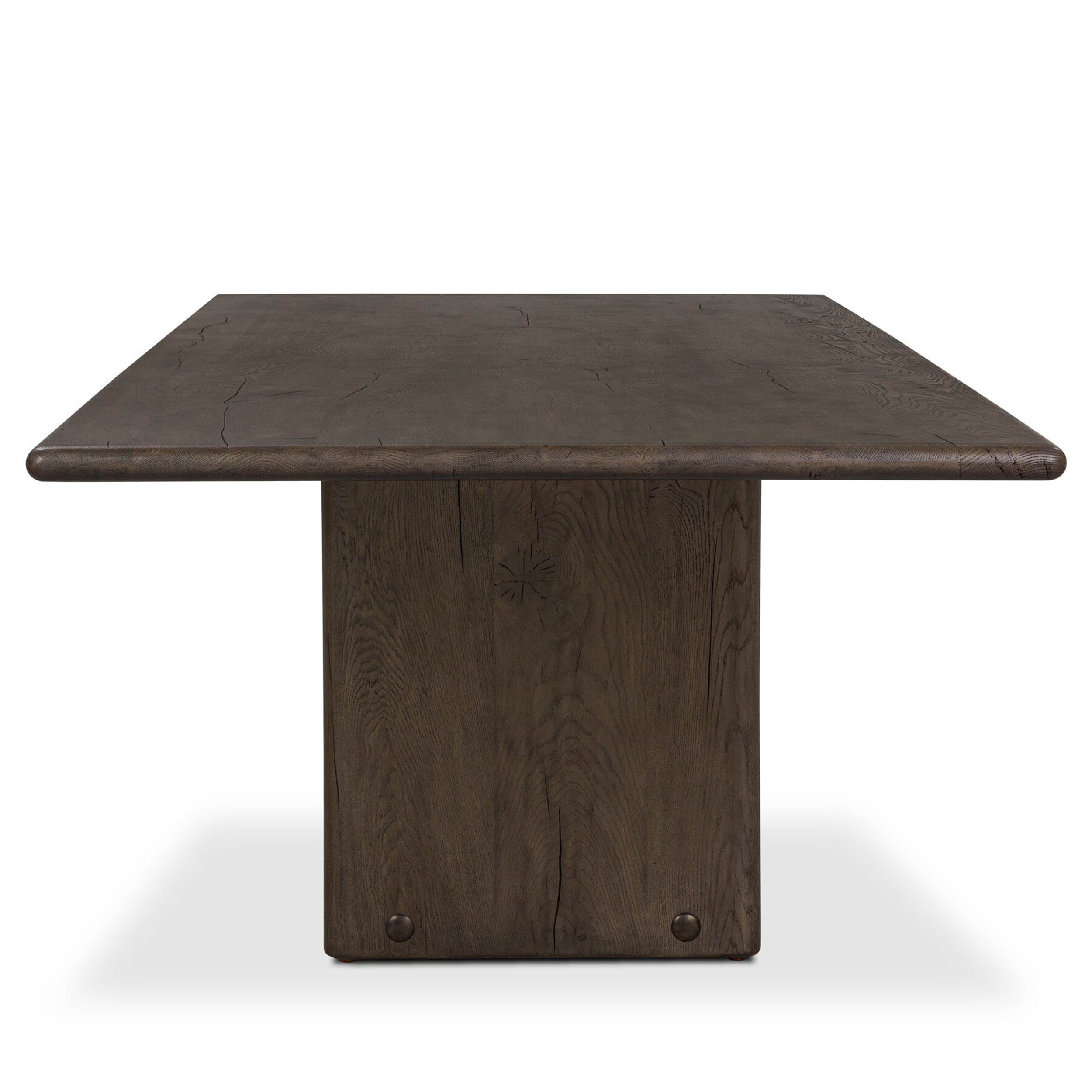 Marcon Dining Table, Grey Reclaimed French Oak