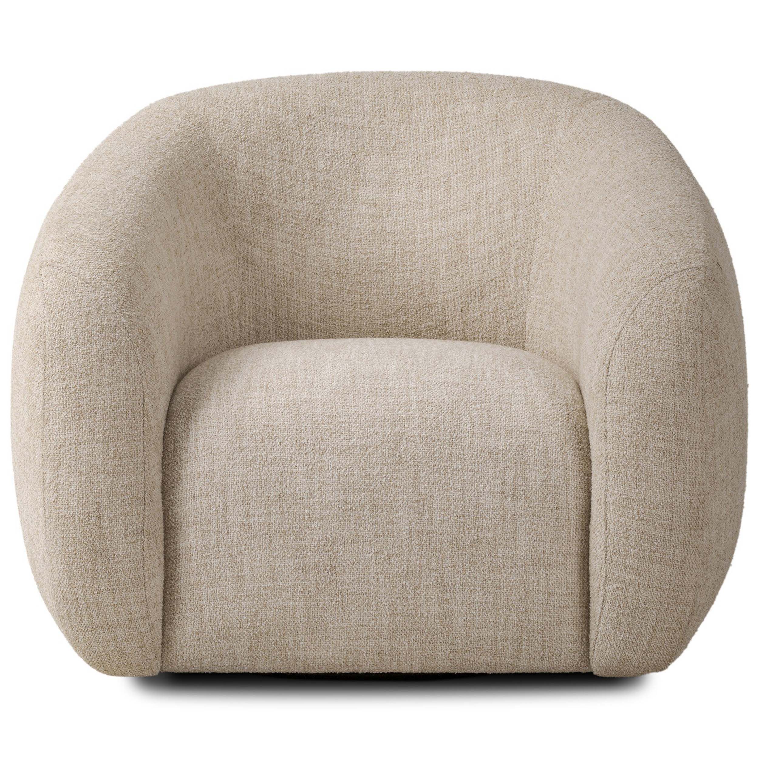 Channing Swivel Chair, Yuma Cream