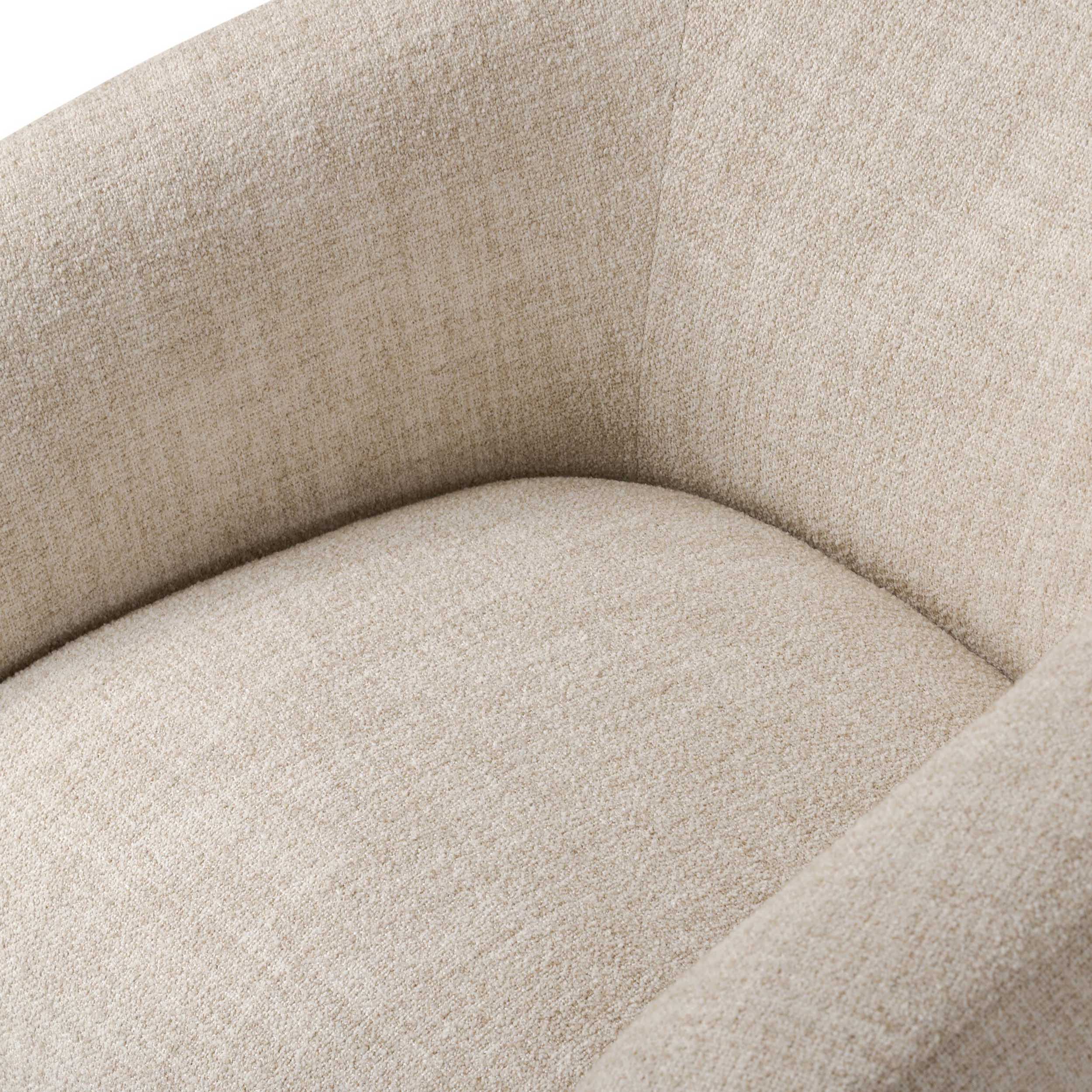 Channing Swivel Chair, Yuma Cream