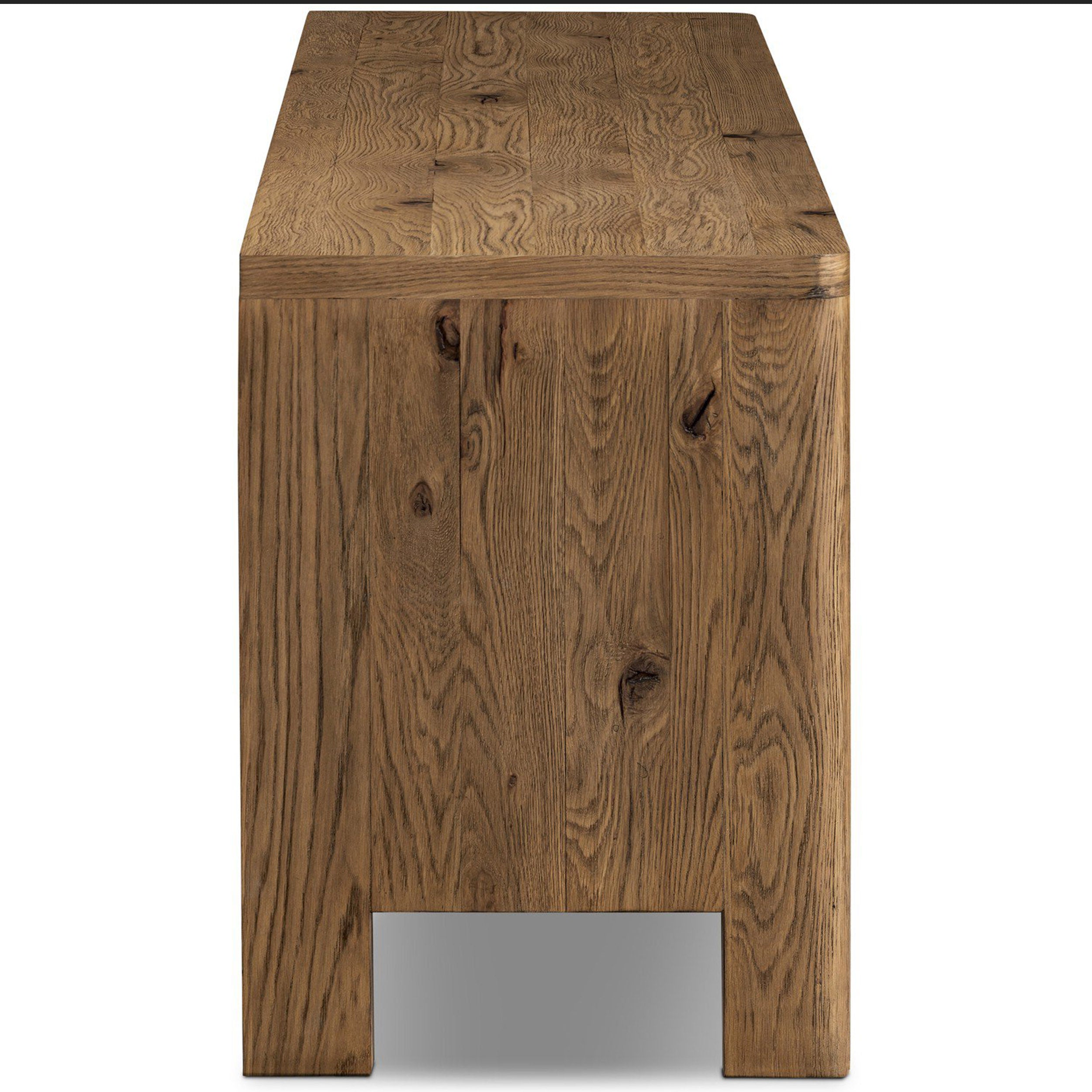 Noeline Media Console, Resawn Worn Oak