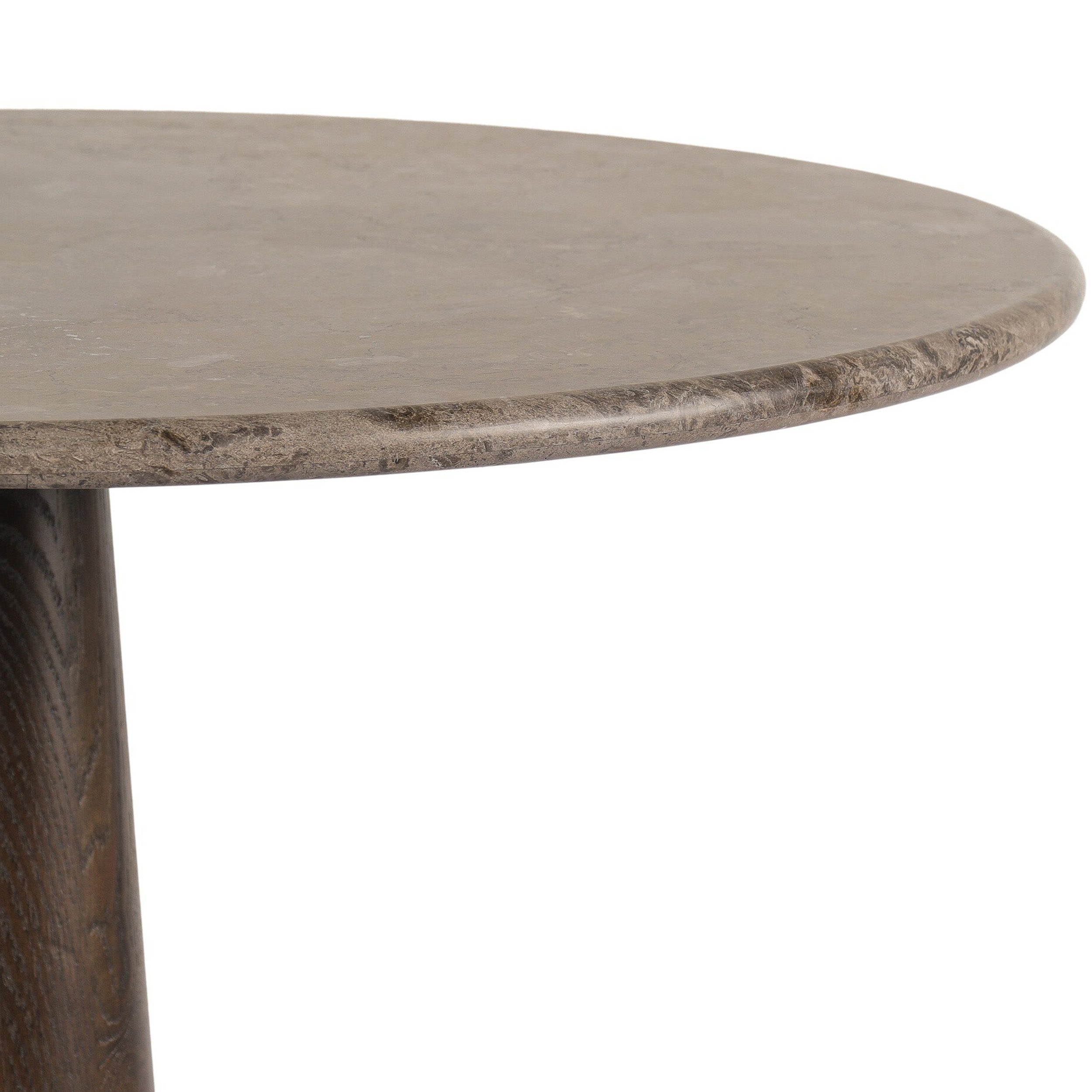 Goetz Bar + Counter Table, Warm Grey Marble