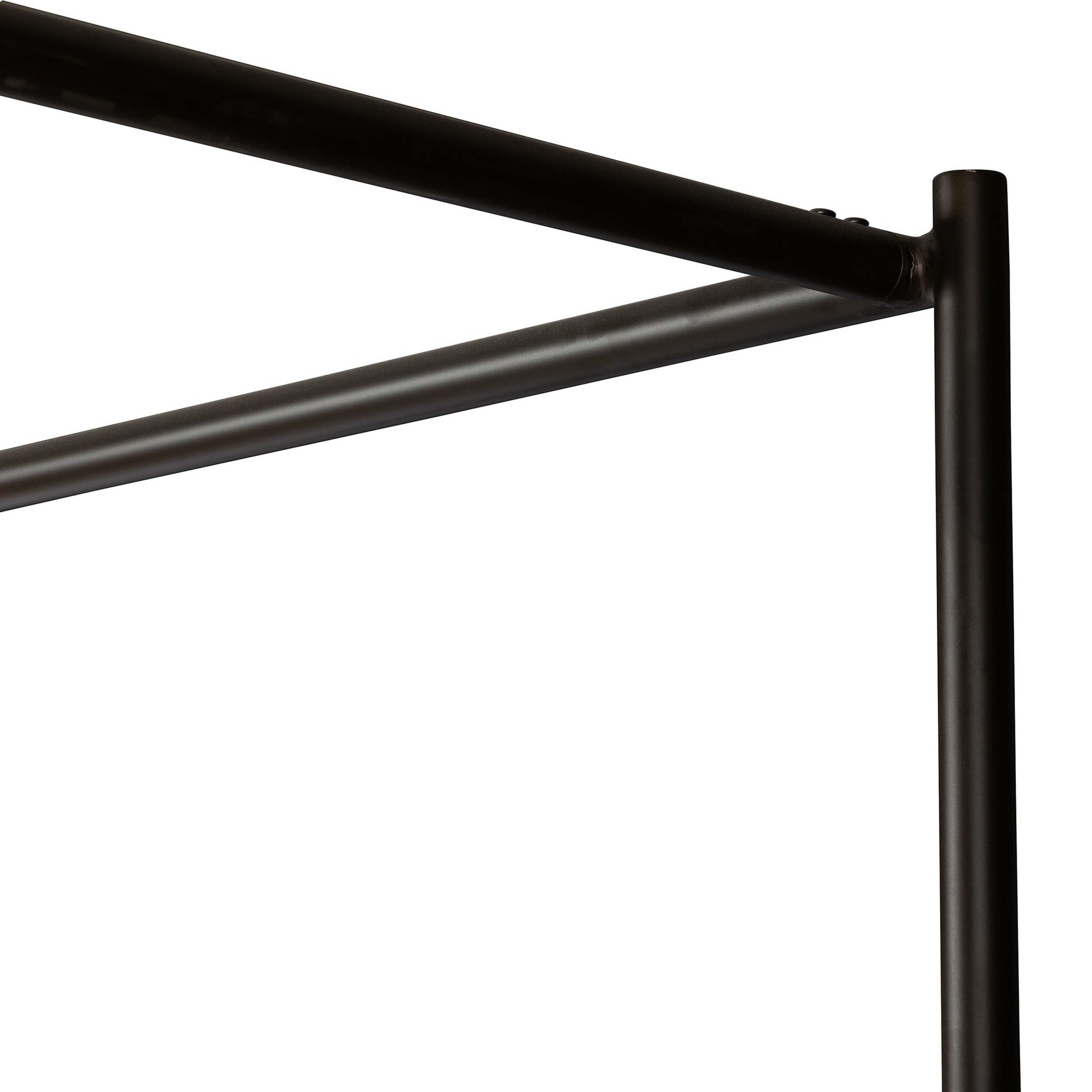 Anderson Canopy Bed, Knoll Charcoal