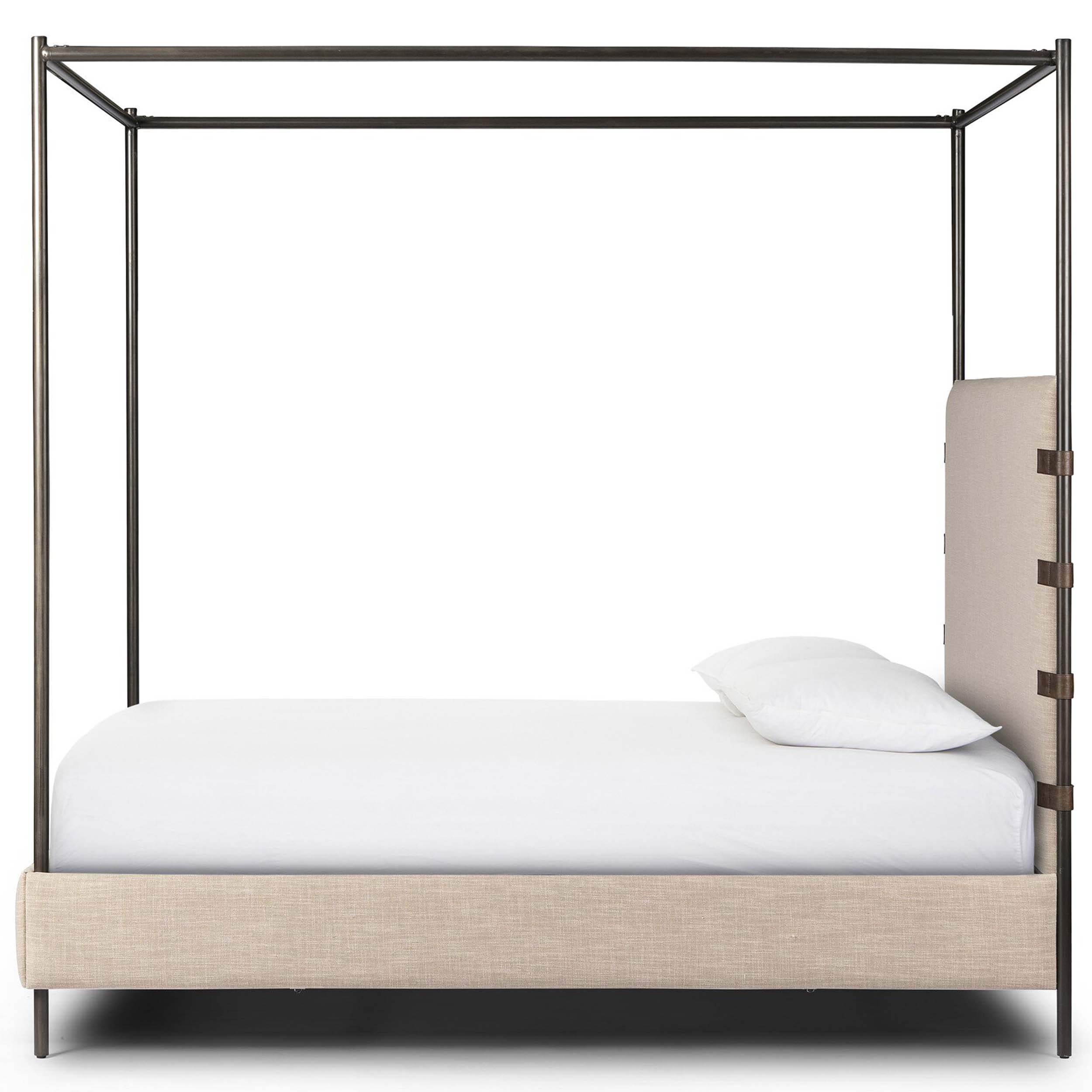 Anderson Canopy Bed, Palm Ecru