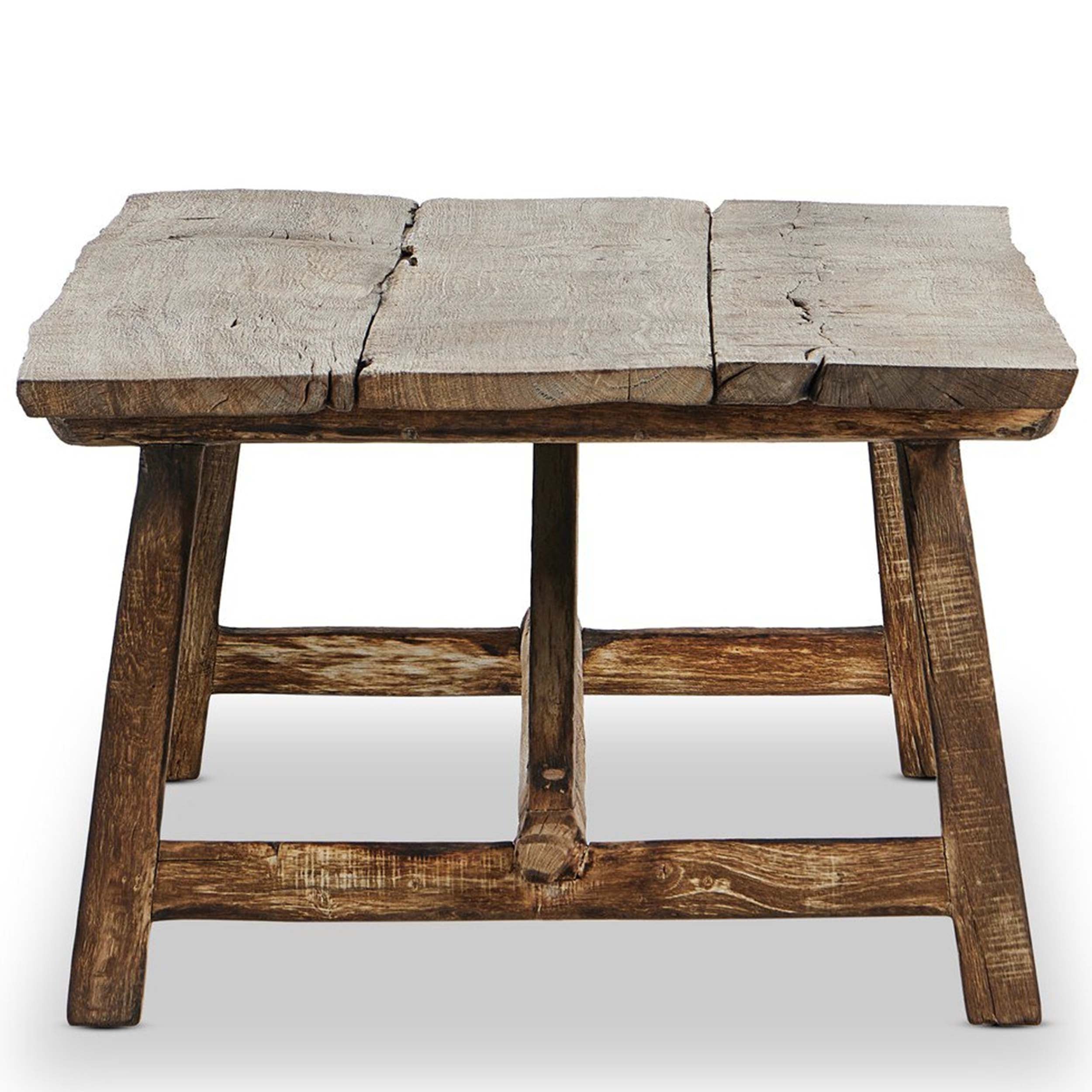 Elio Coffee Table, Burnt Bleached Oak