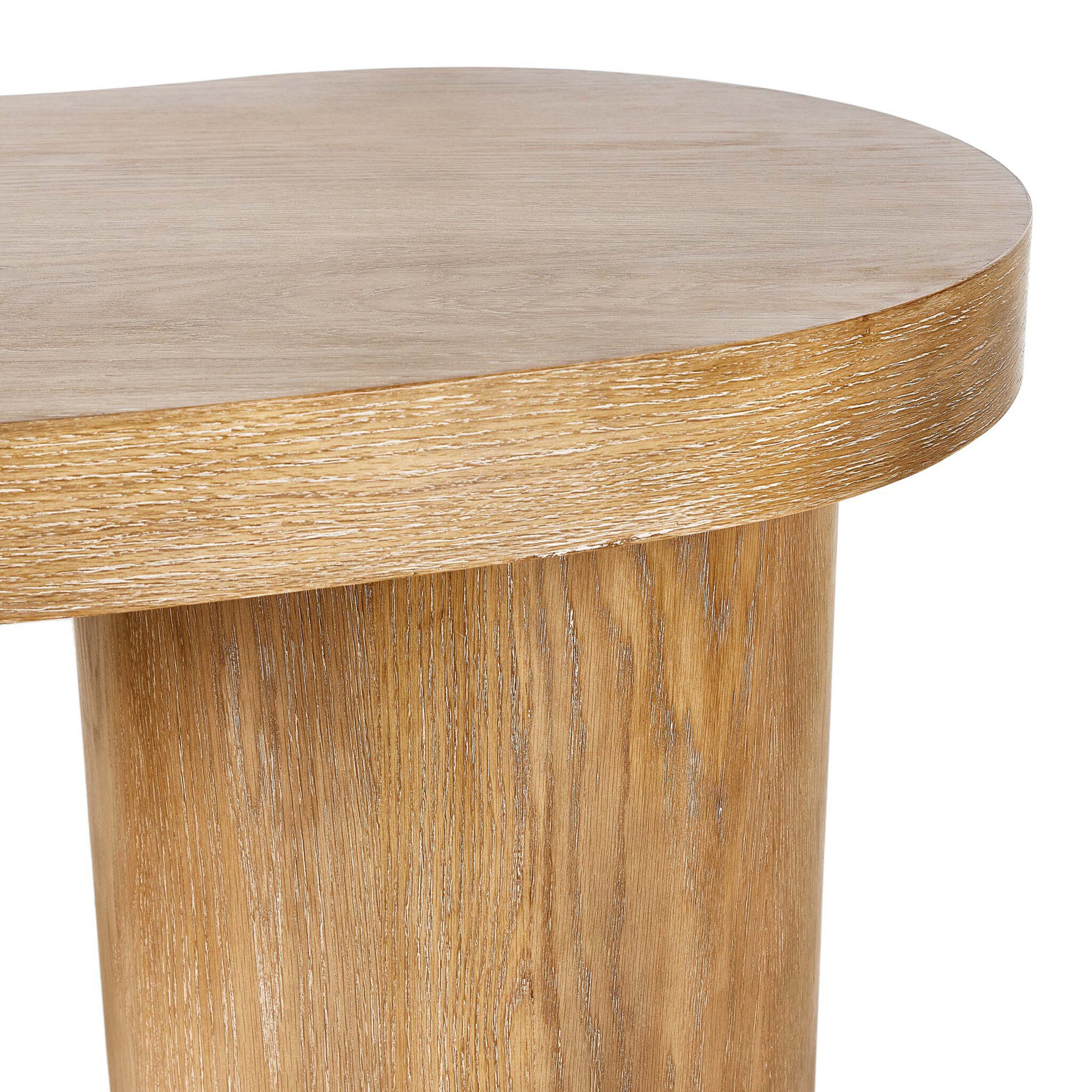 Leeds Desk, Blonde Oak Veneer