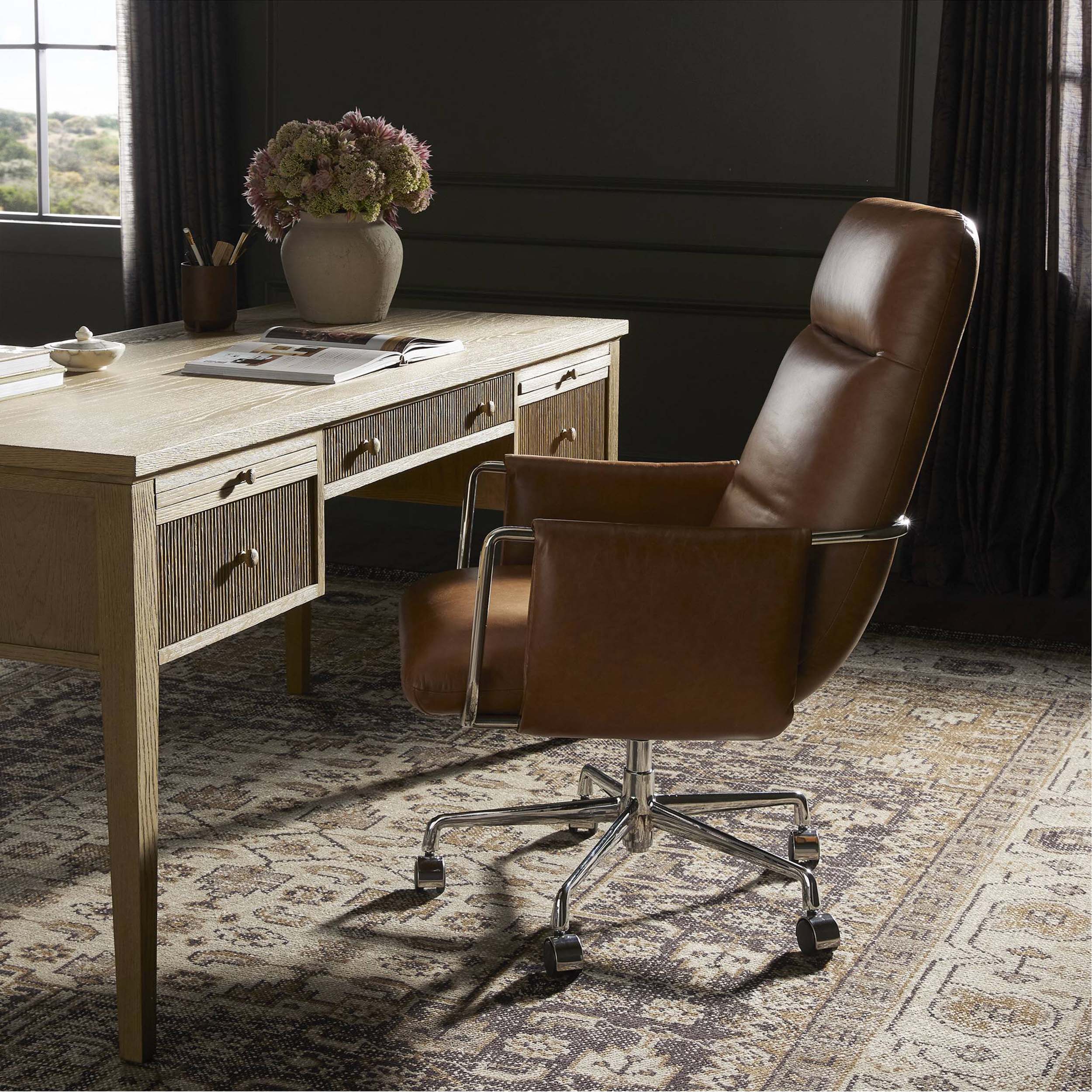 Sherman Desk Chair, Sonoma Chestnut