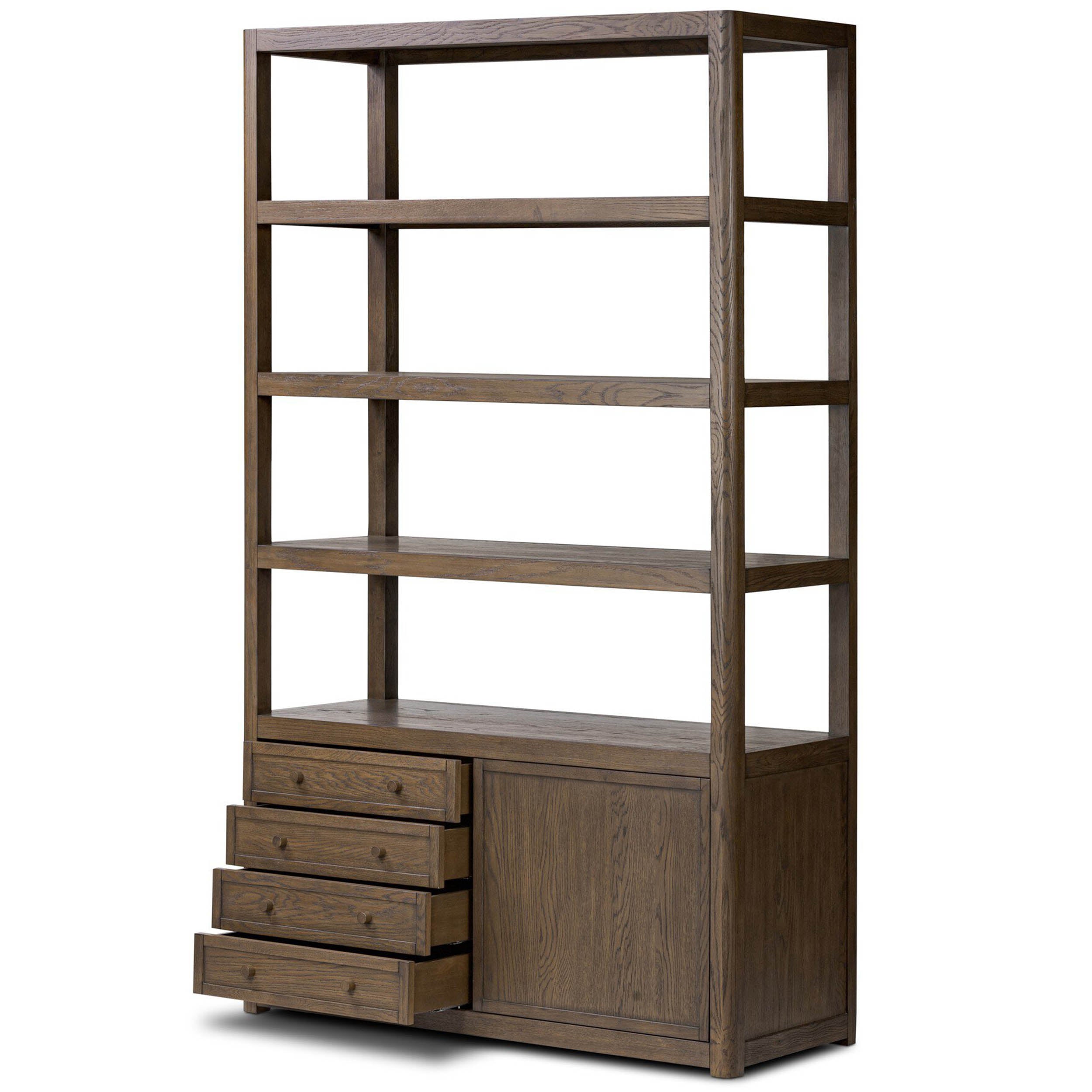 Miko Bookcase, Fawn Oak
