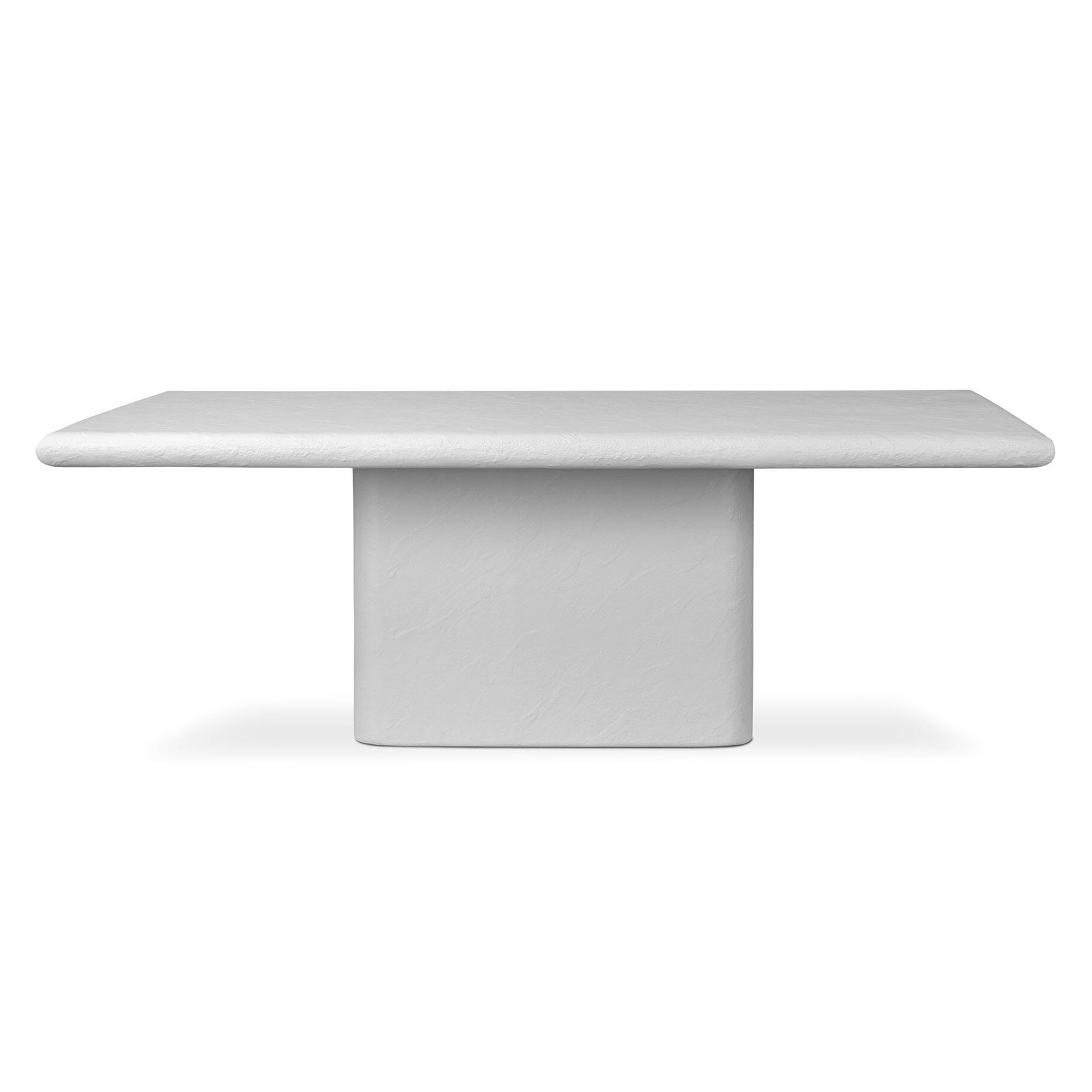 Necchi Dining Table, Plaster Molded Concrete