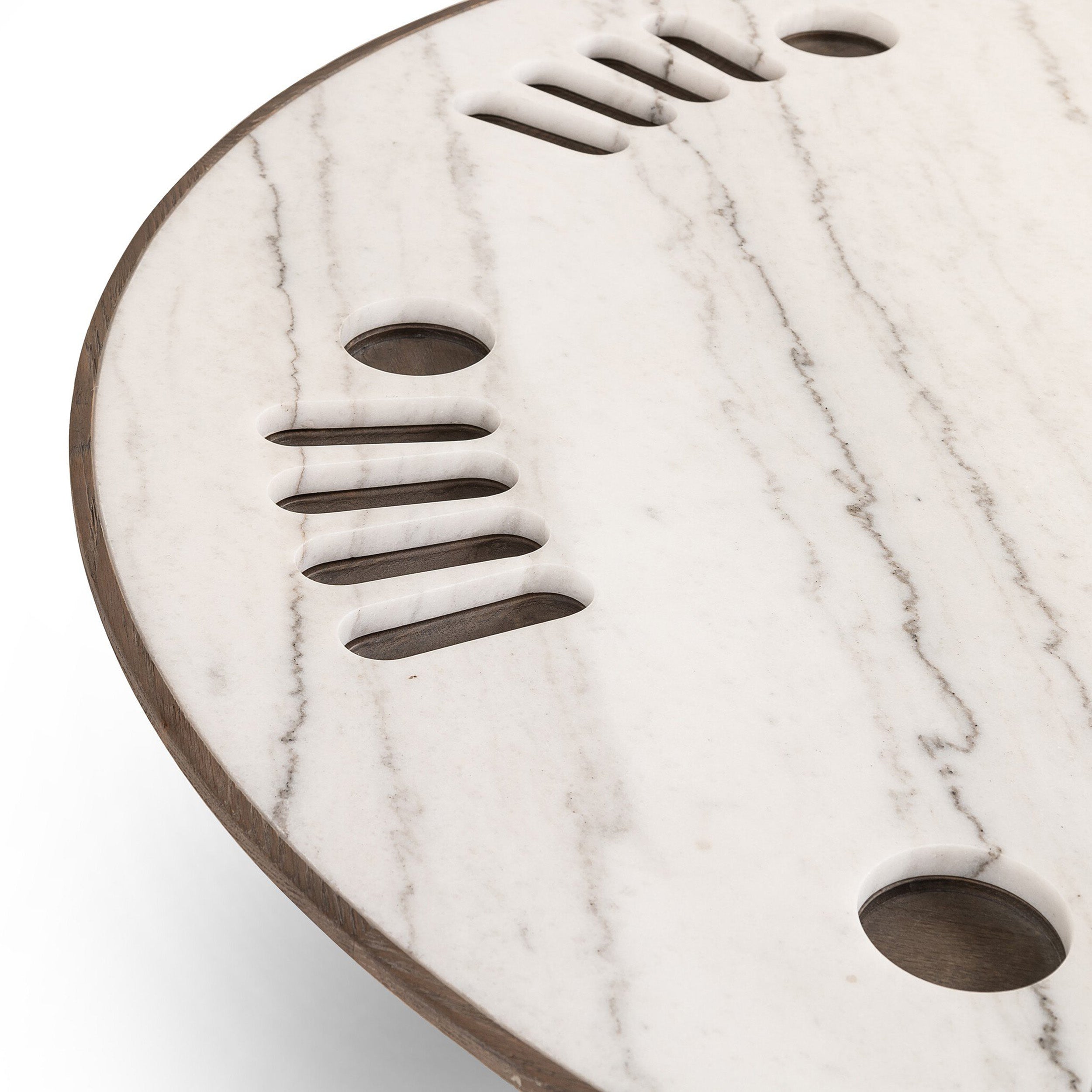 Skye Poker Table, Weathered Dark Oak
