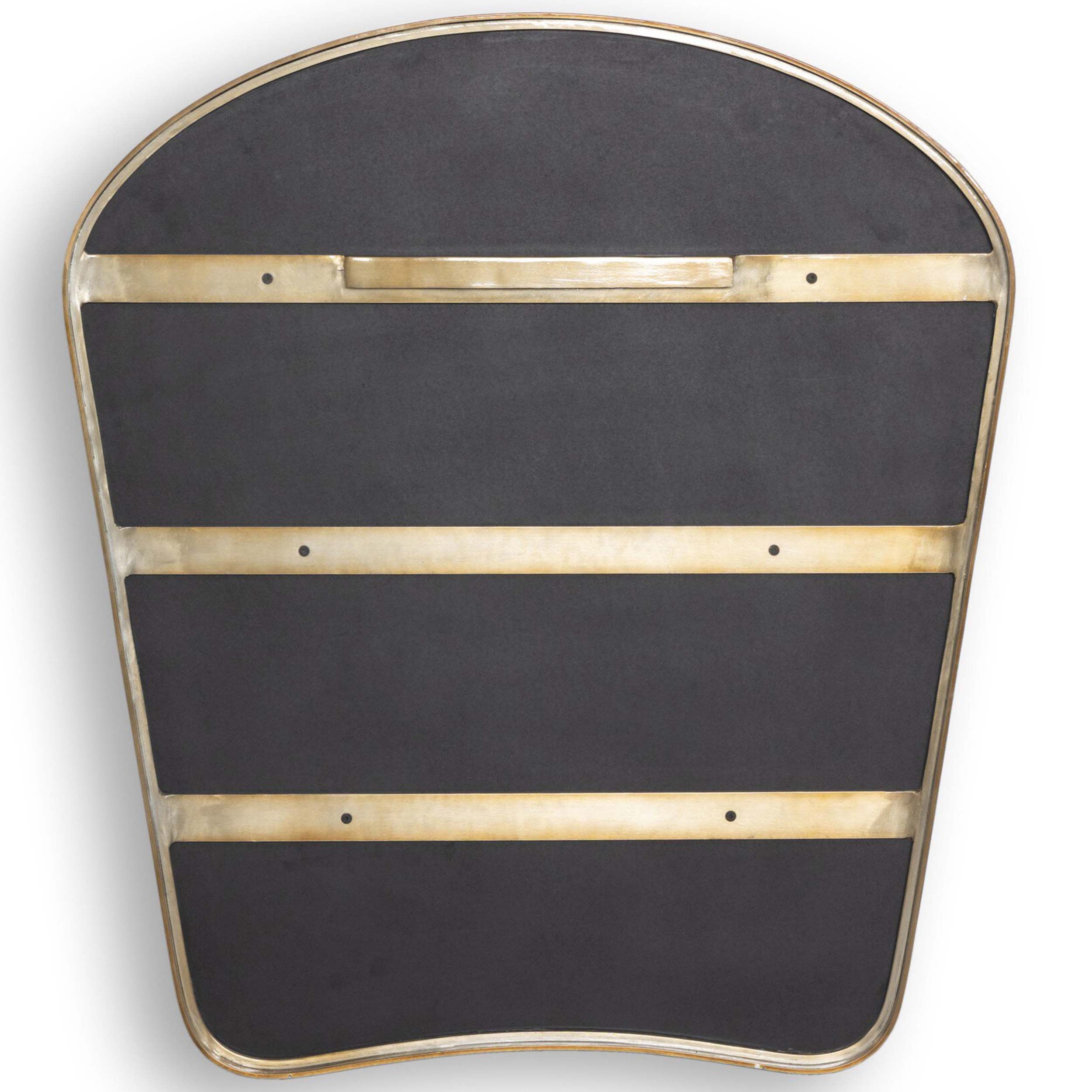 Merona Mantel Mirror, Polished Brass