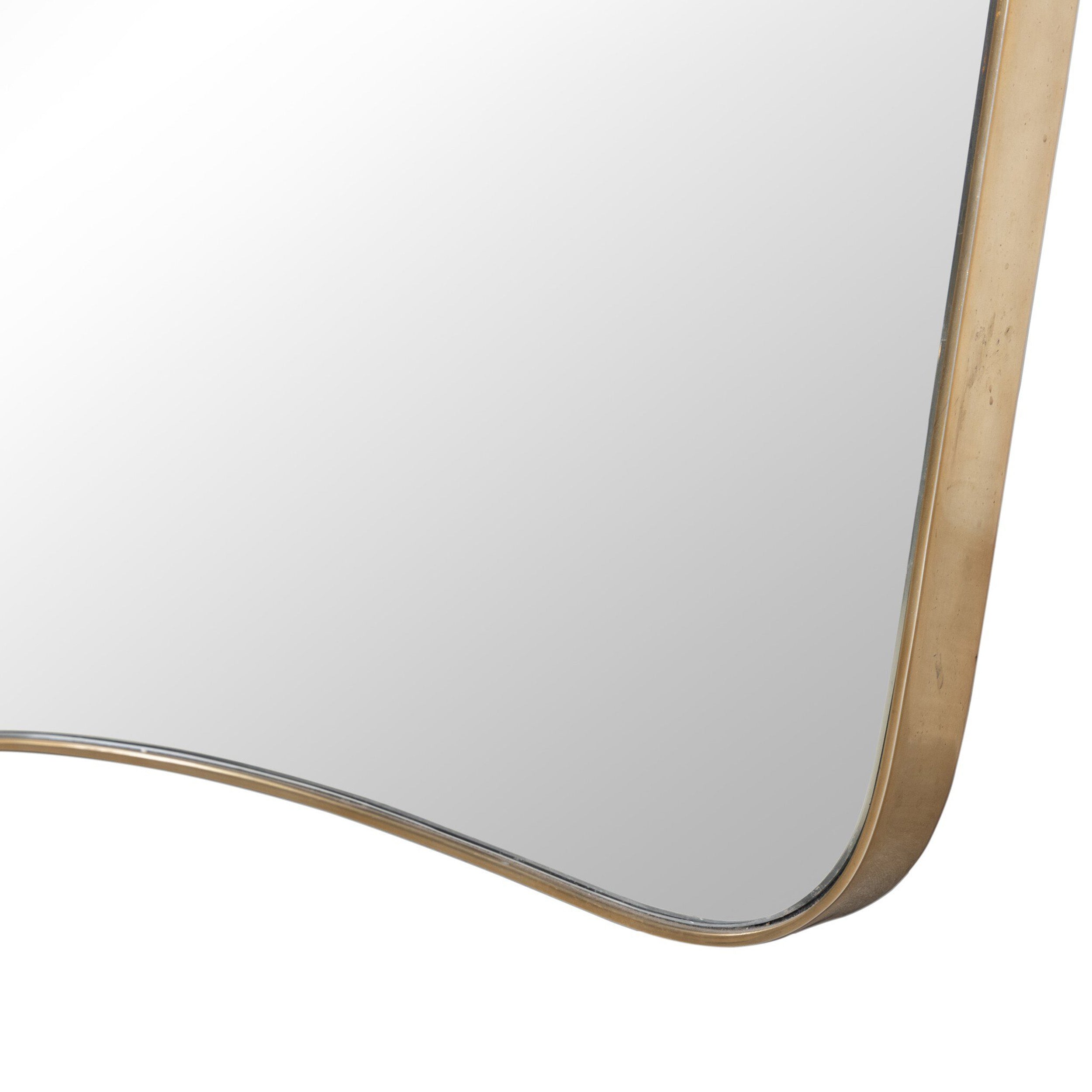 Merona Mantel Mirror, Polished Brass