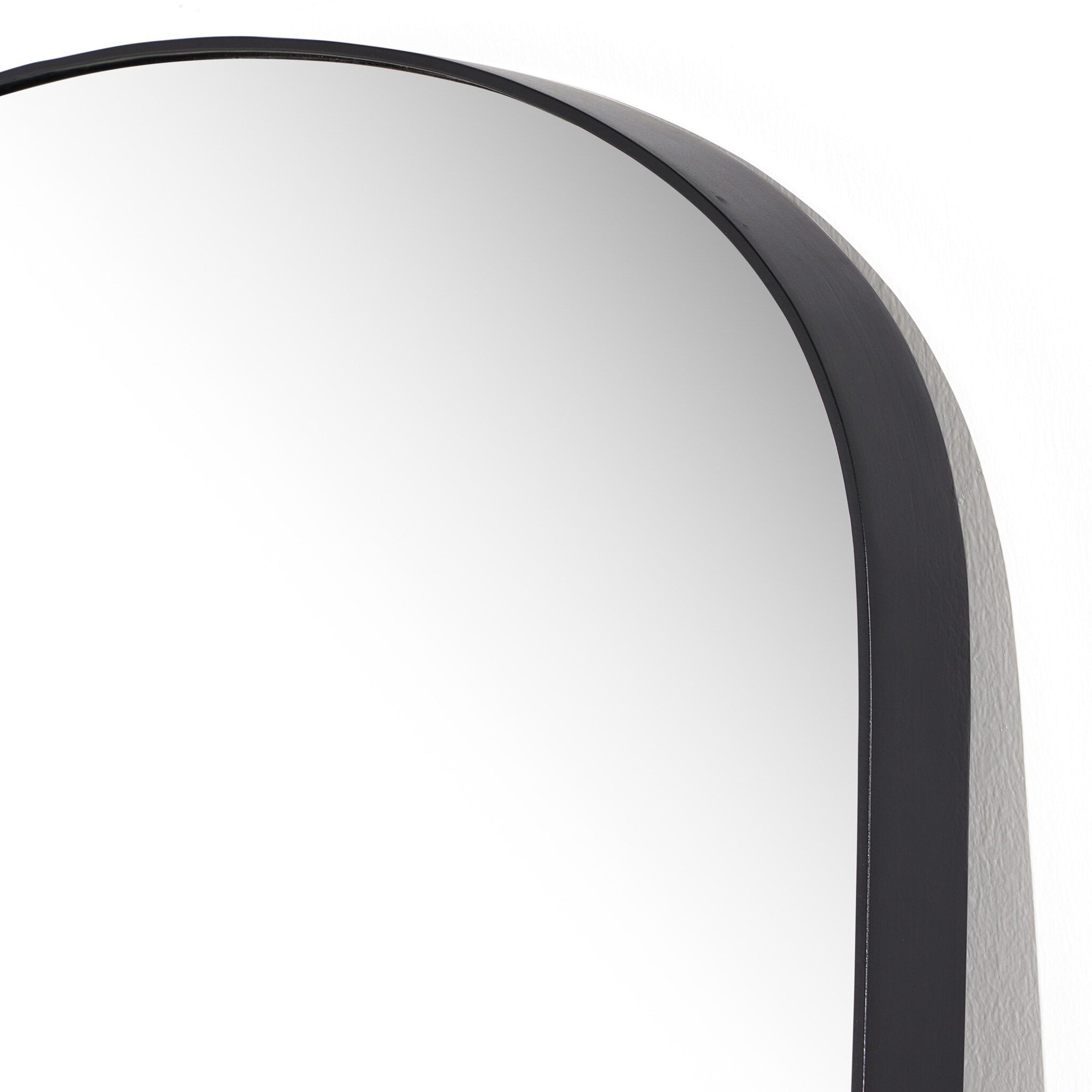 Merona Mantel Mirror, Iron Matte Black