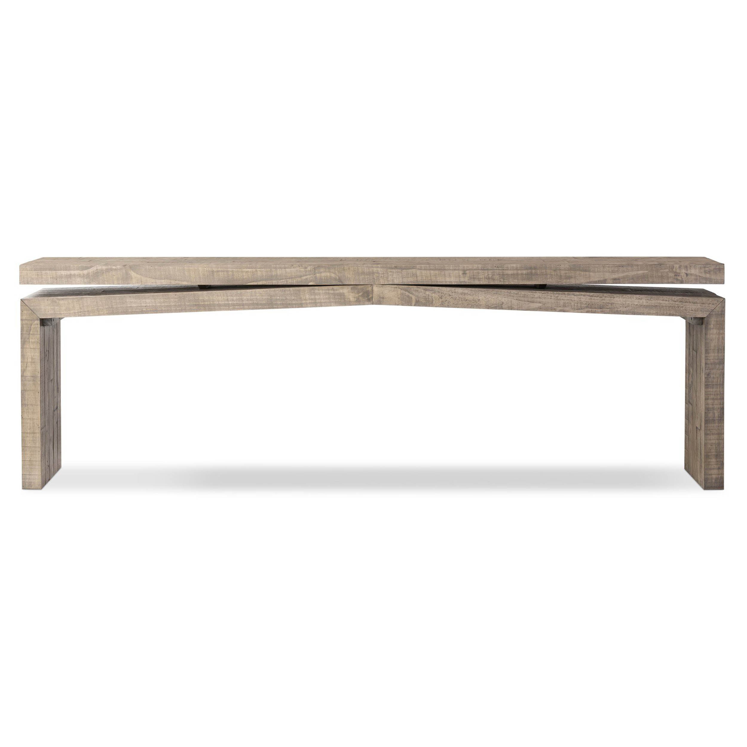 Matthes Console Table - 94", Weathered Wheat