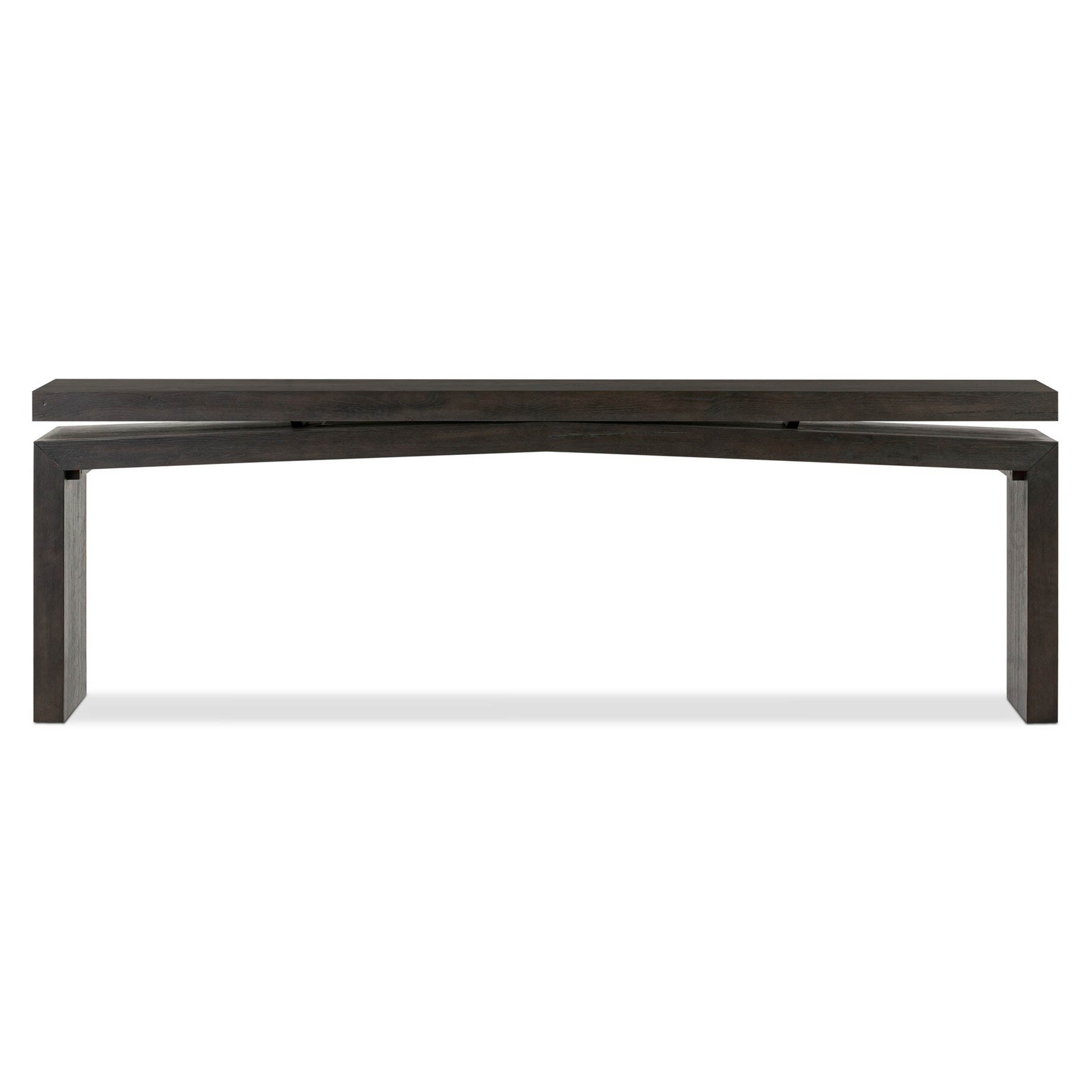 Matthes Console Table - 94", Smoked Black Veneer