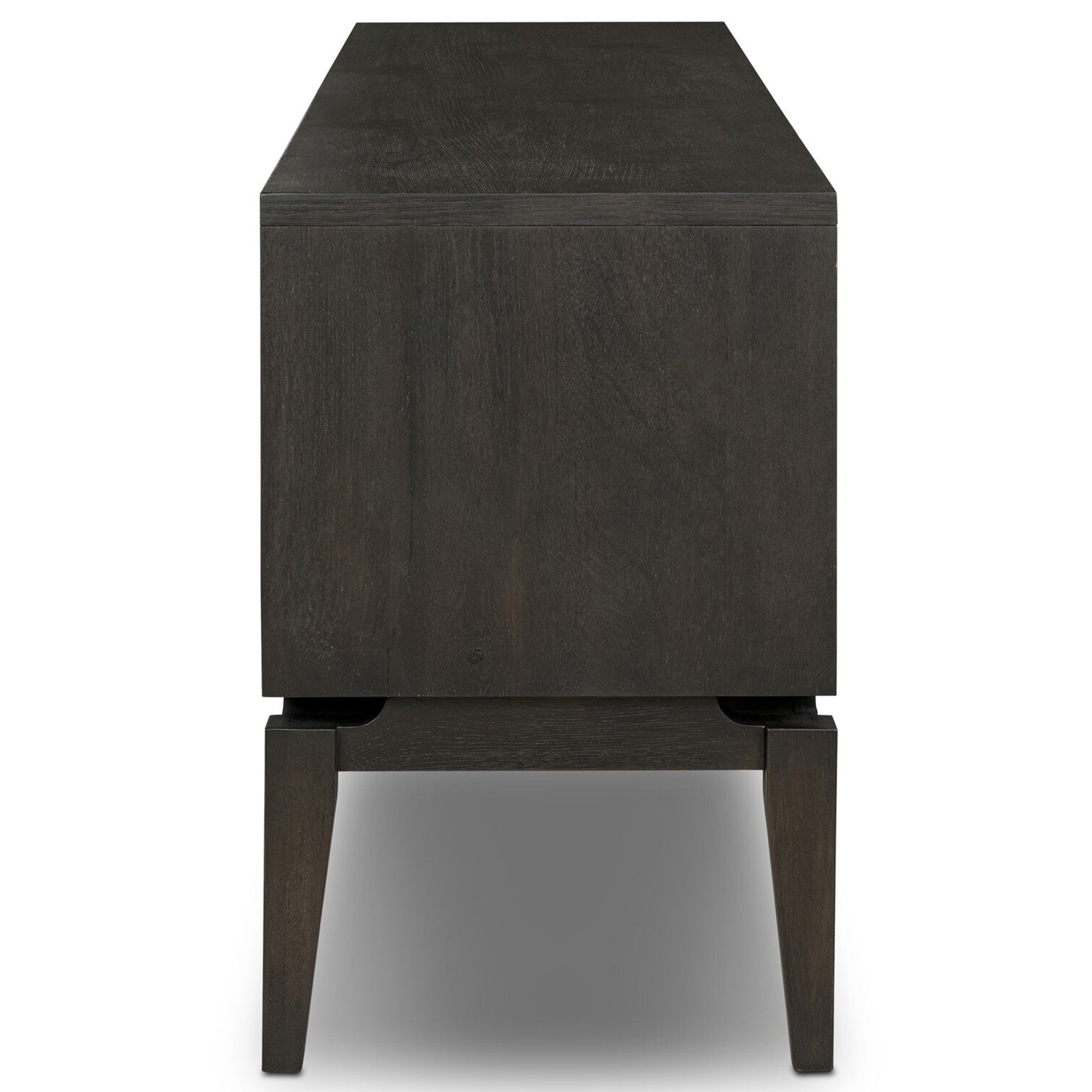 Bergstrom Media Console, Smoked Black Veneer