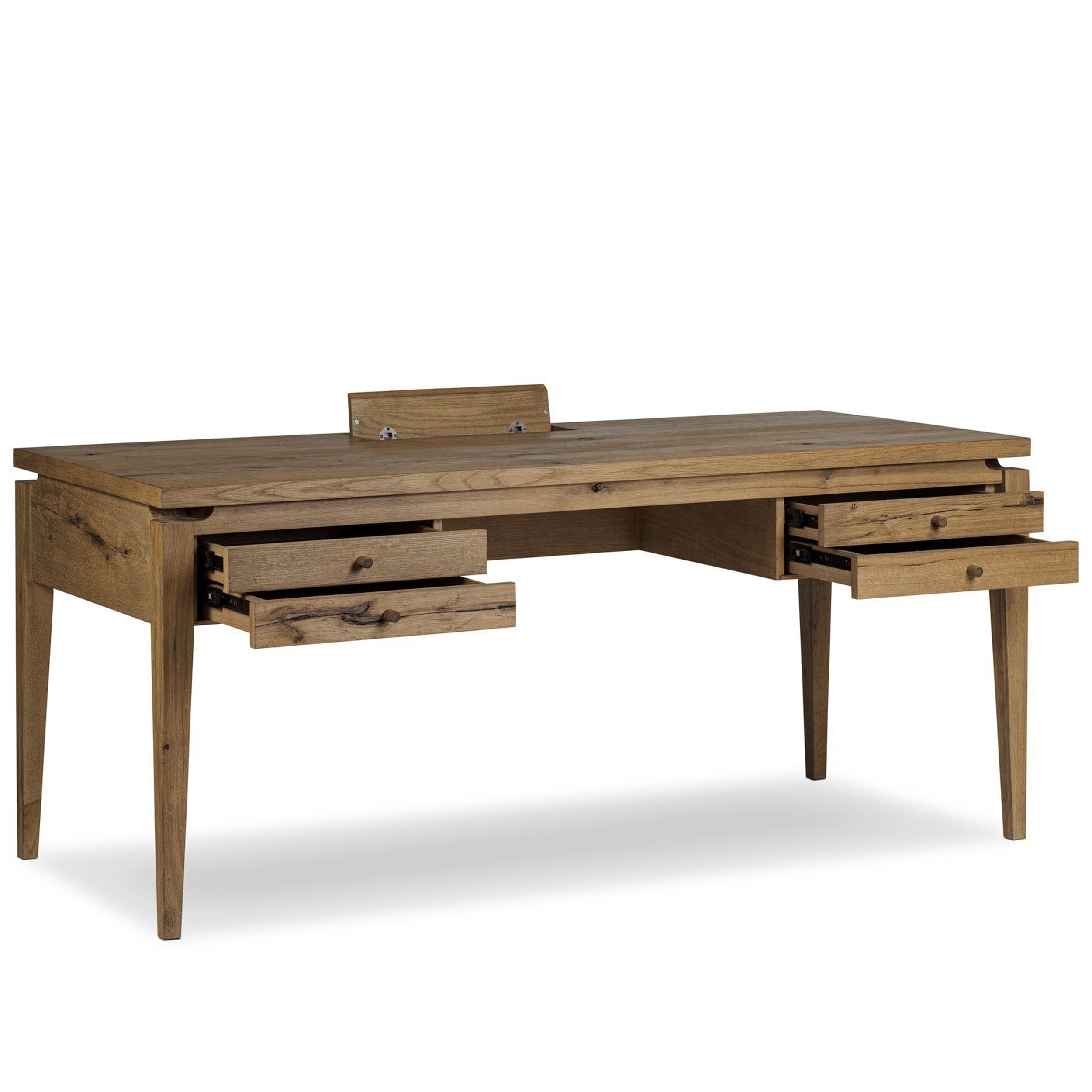 Bergstrom Desk, Warm Natural Oak Veneer