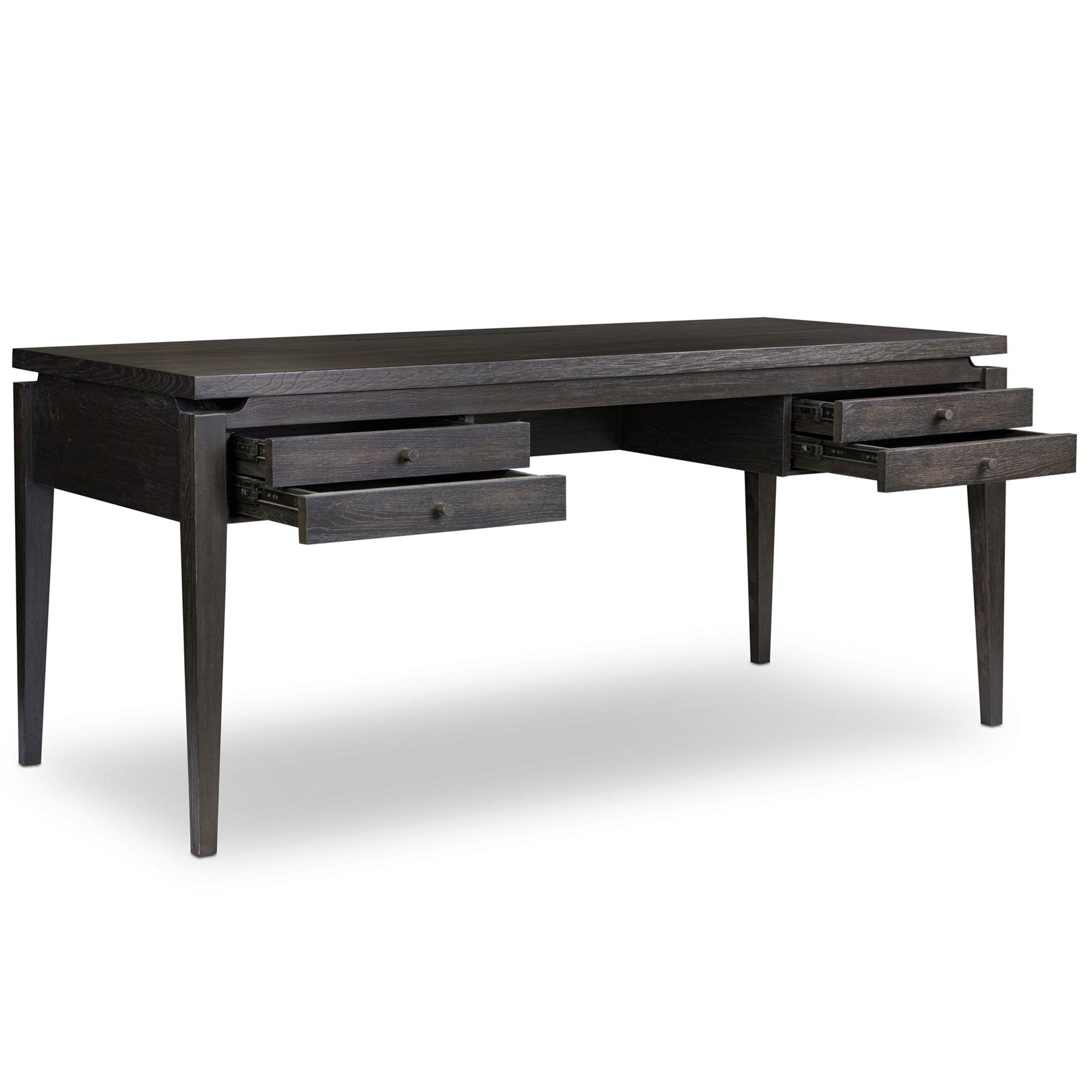 Bergstrom Desk, Smoked Black Veneer