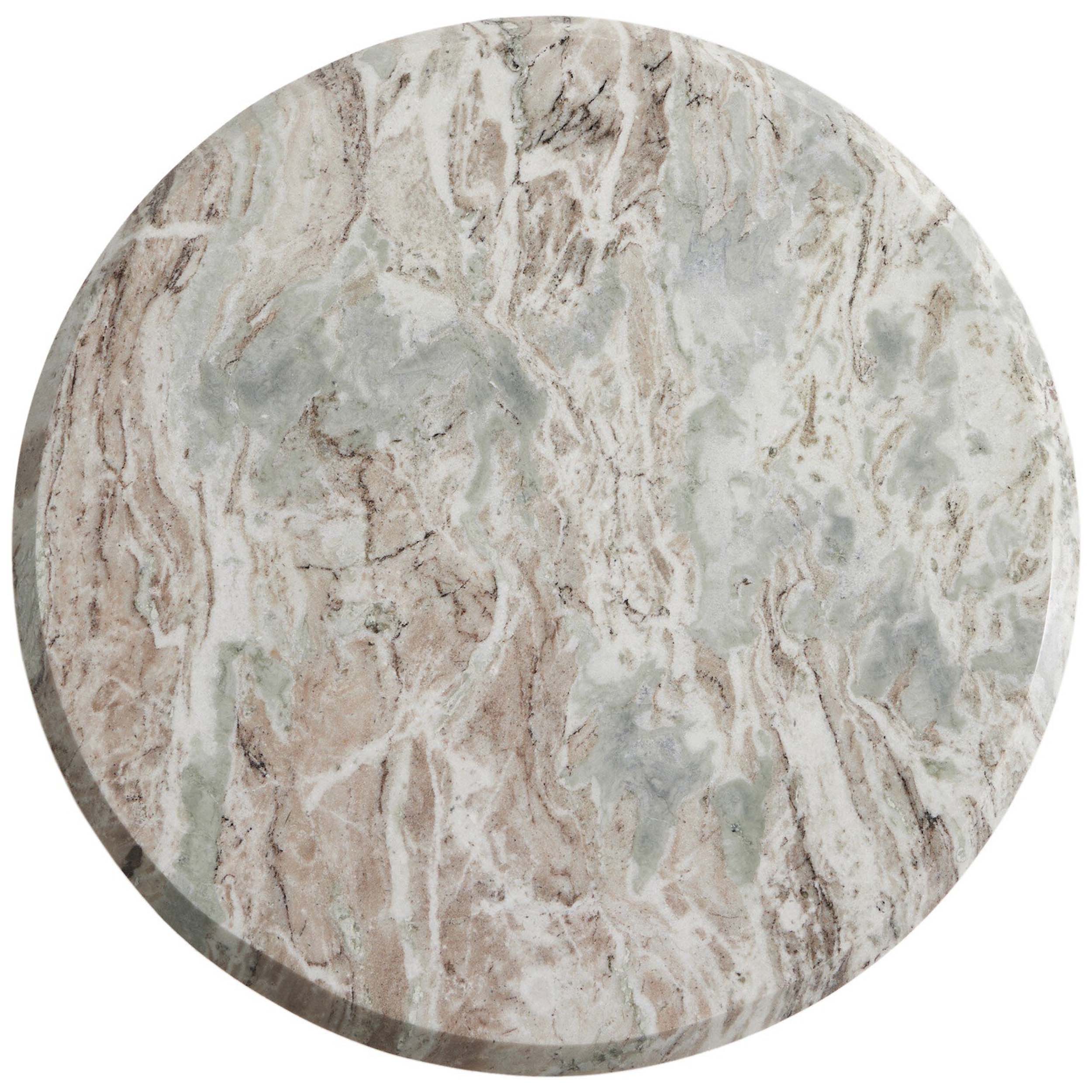 Dakota Nesting Coffee Table, Creamy Taupe Marble Solid