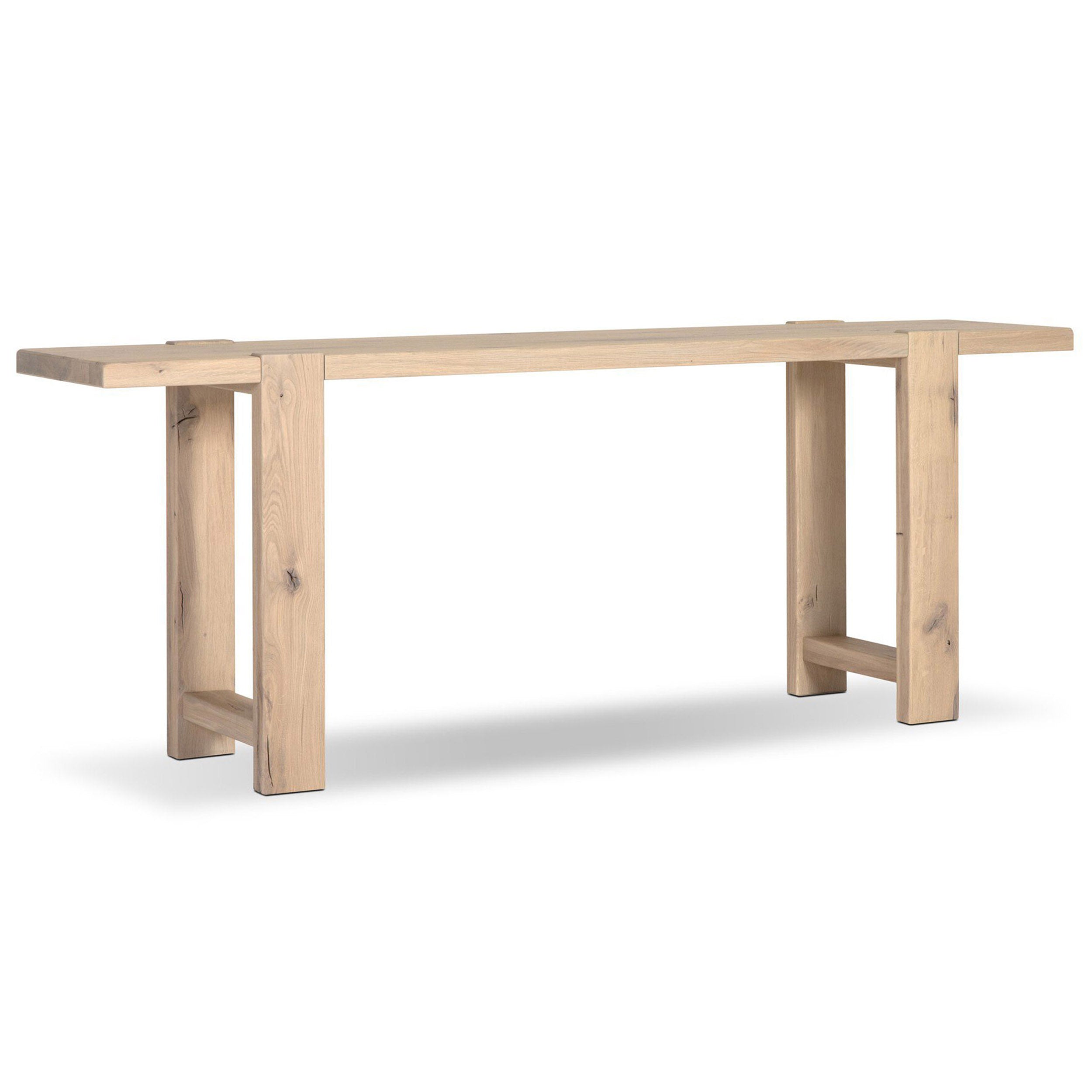 Matei Console Table, Bleached Oak