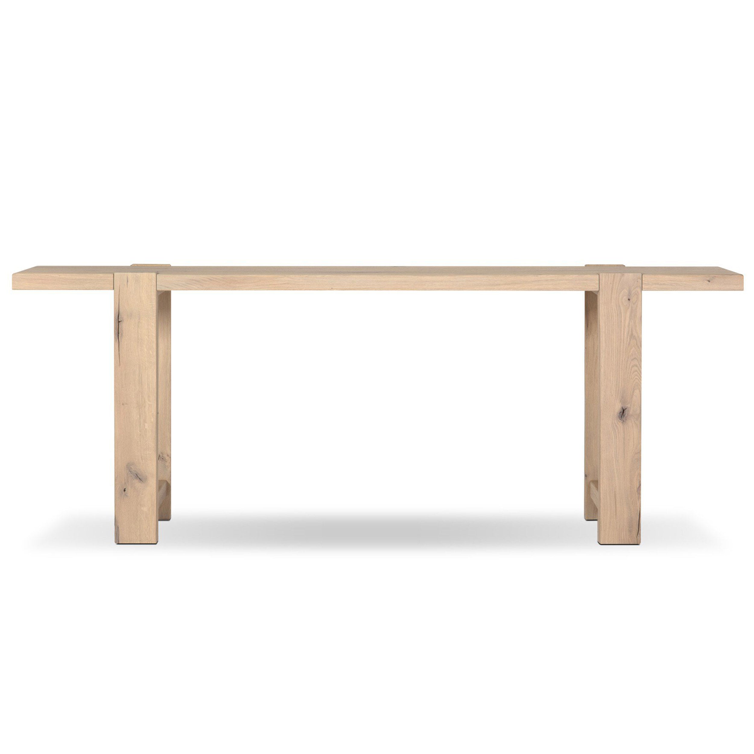 Matei Console Table, Bleached Oak