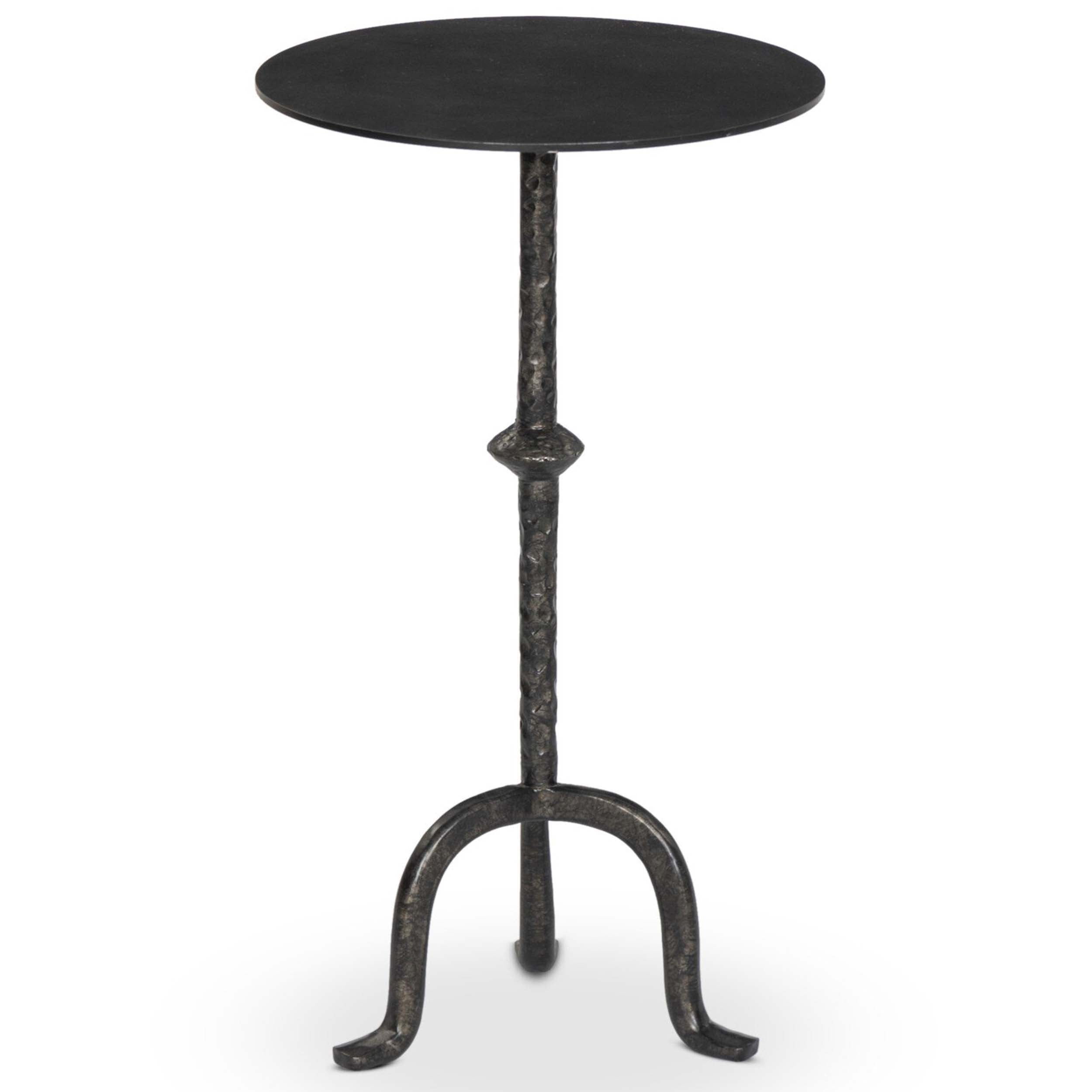 Jocelyn End Table, Raw Black Iron