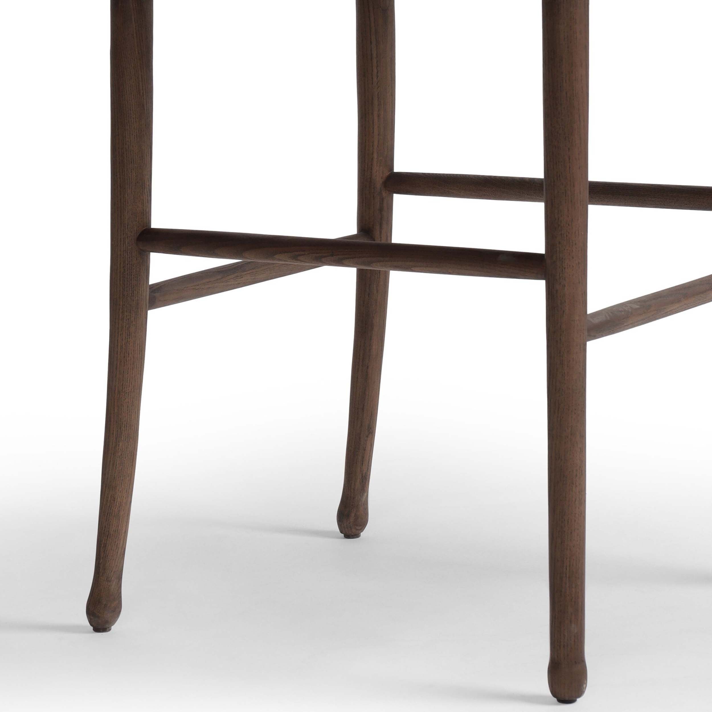 Fayth Bar + Counter Stool, Dulane Mahogany, Antique Walnut