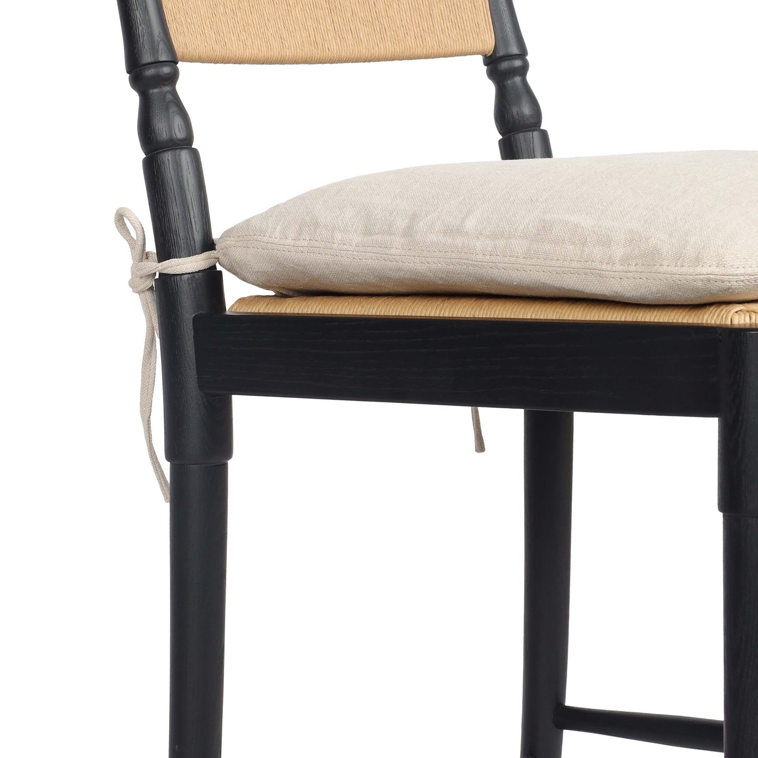 Fayth Bar + Counter Stool, Broadway Dune, Stained Black Ash