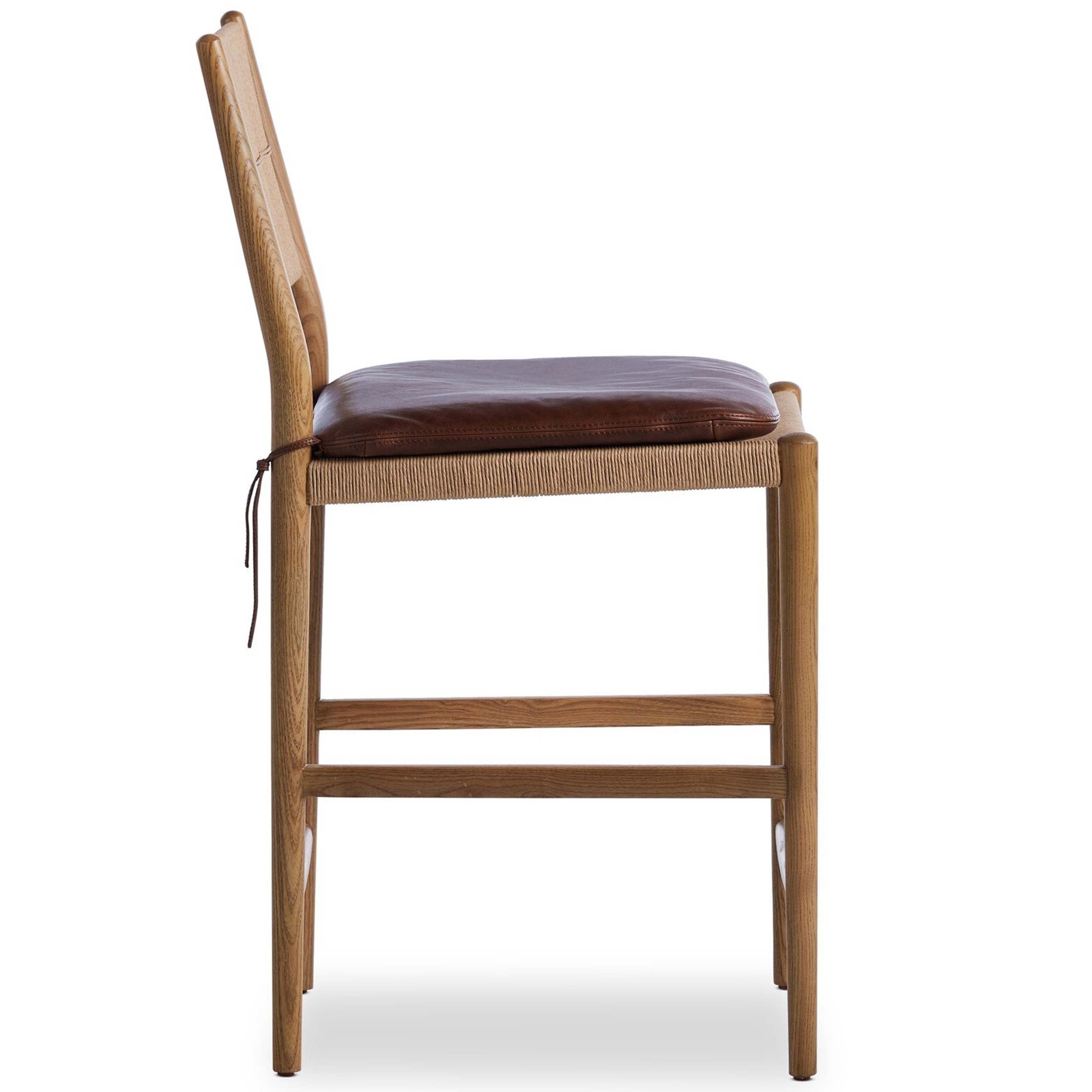 Dara Bar + Counter Stool, Dulane Mahogany