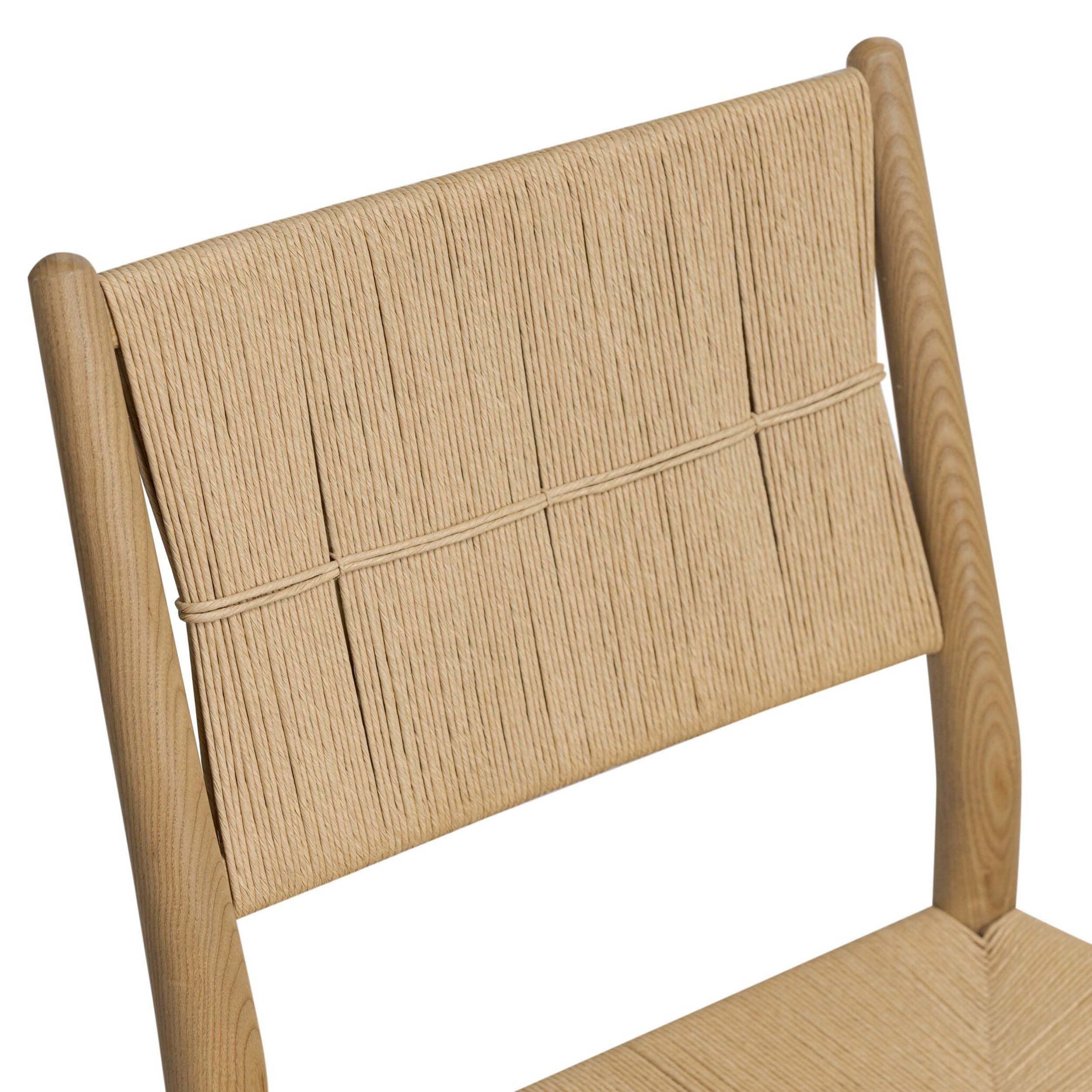 Dara Bar + Counter Stool, Natural Paper Cord