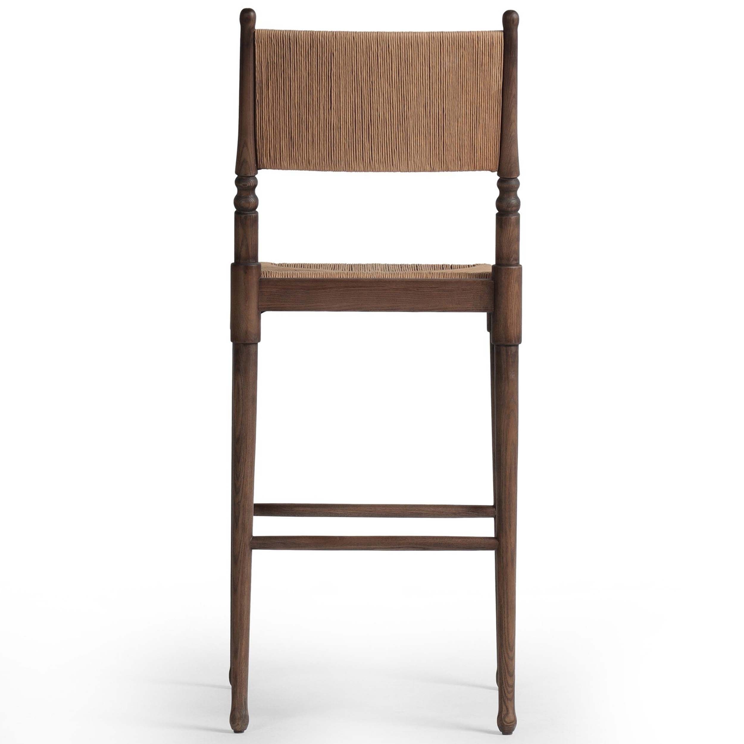 Fayth Bar + Counter Stool, Antique Walnut
